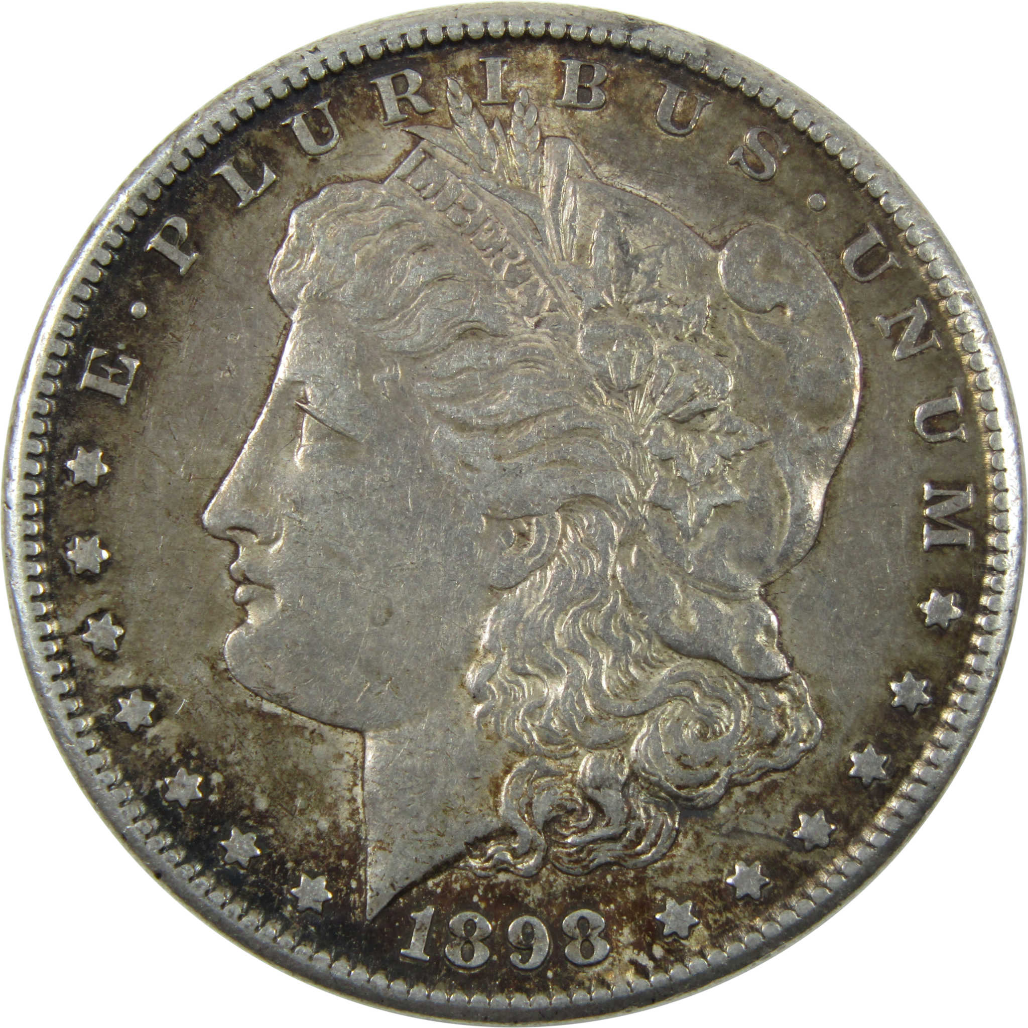 1898 S Morgan Dollar XF EF Extremely Fine Silver $1 Coin SKU:I14108