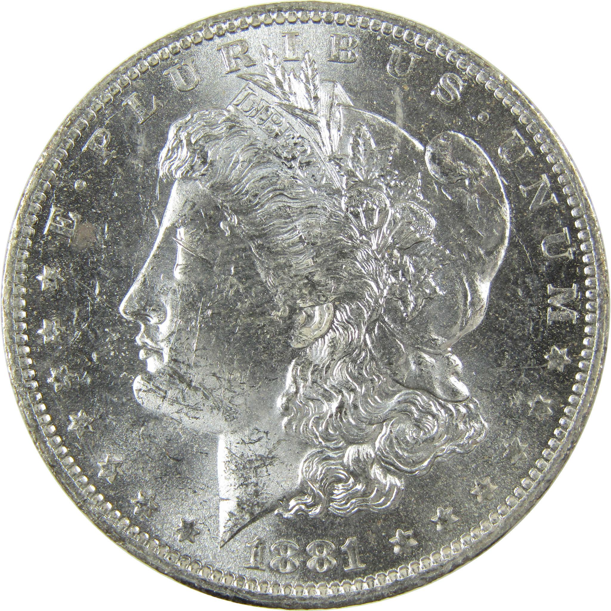 1881 O Morgan Silver Dollar Uncirculated Mint State $1 Coin SKU:I27691 - Morgan coin - Morgan silver dollar - Morgan silver dollar for sale - Profile Coins & Collectibles