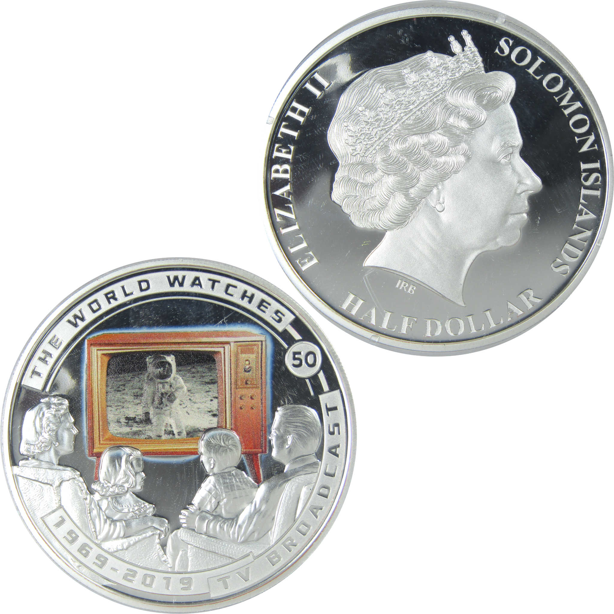 50th Anniversary of Moon Landing The World Watches Proof 2019