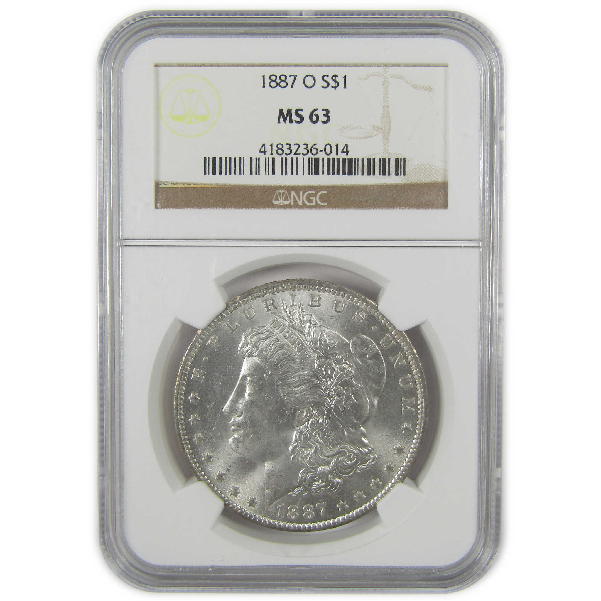 1887 O Morgan Dollar MS 63 NGC Silver Uncirculated $1 Coin SKU:I23806 - Morgan coin - Morgan silver dollar - Morgan silver dollar for sale - Profile Coins & Collectibles