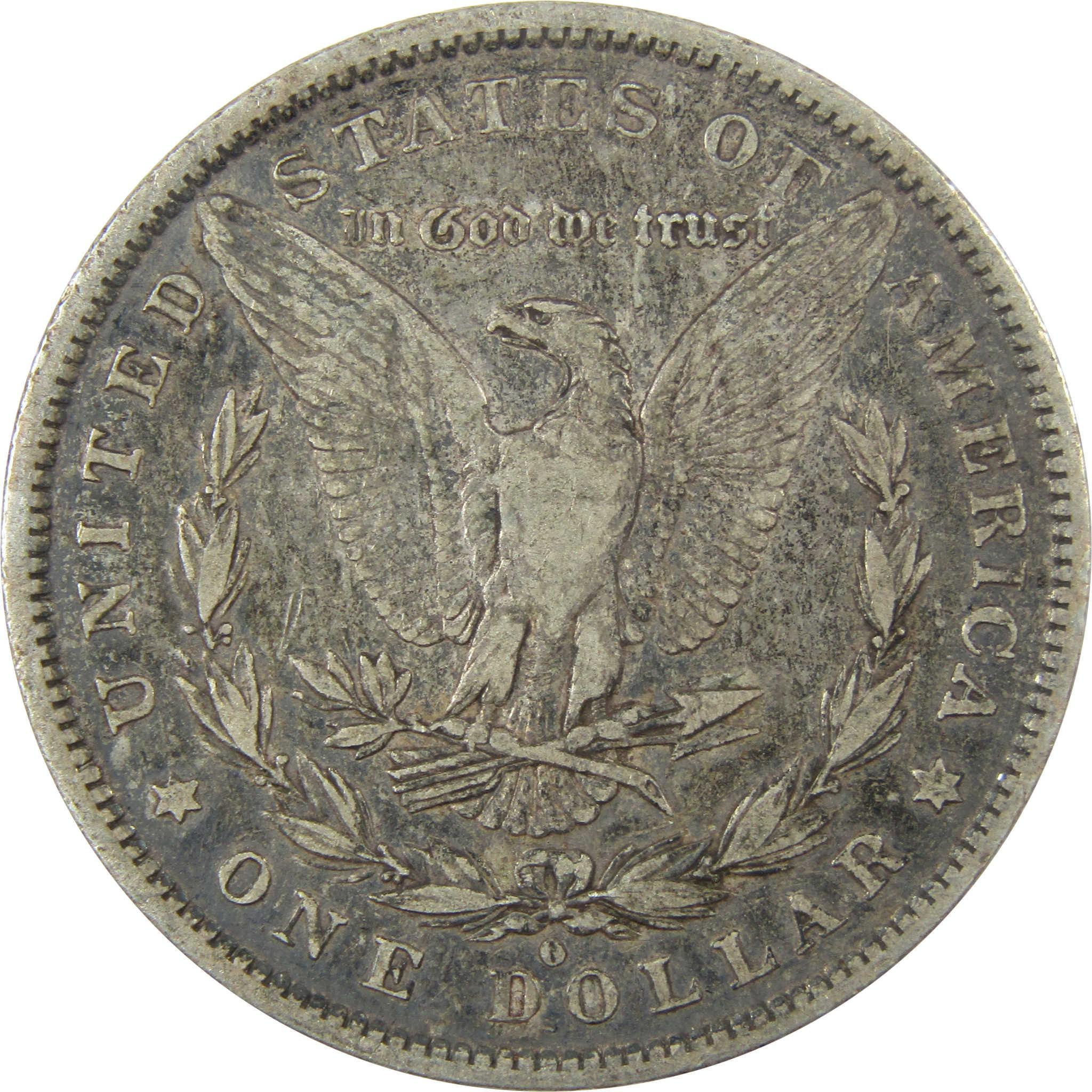 1882 O/S Morgan Silver Dollar VF Very Fine $1 Coin SKU:I25367 - Morgan coin - Morgan silver dollar - Morgan silver dollar for sale - Profile Coins & Collectibles