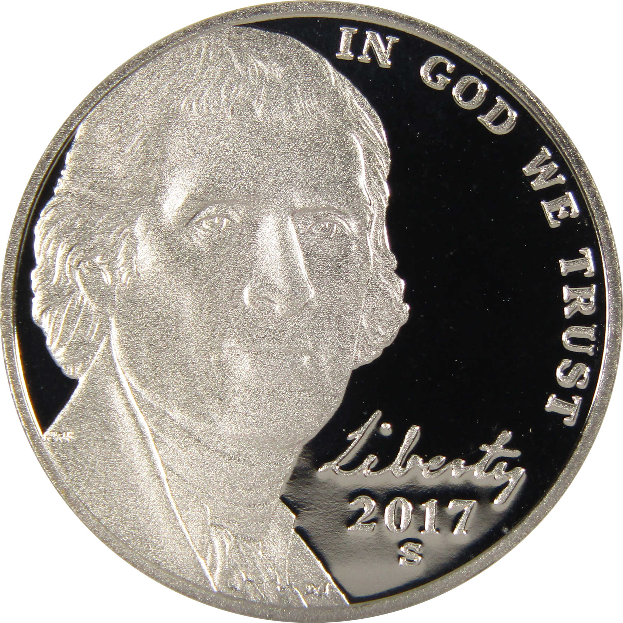 2017 S Jefferson Nickel 5c Proof Coin