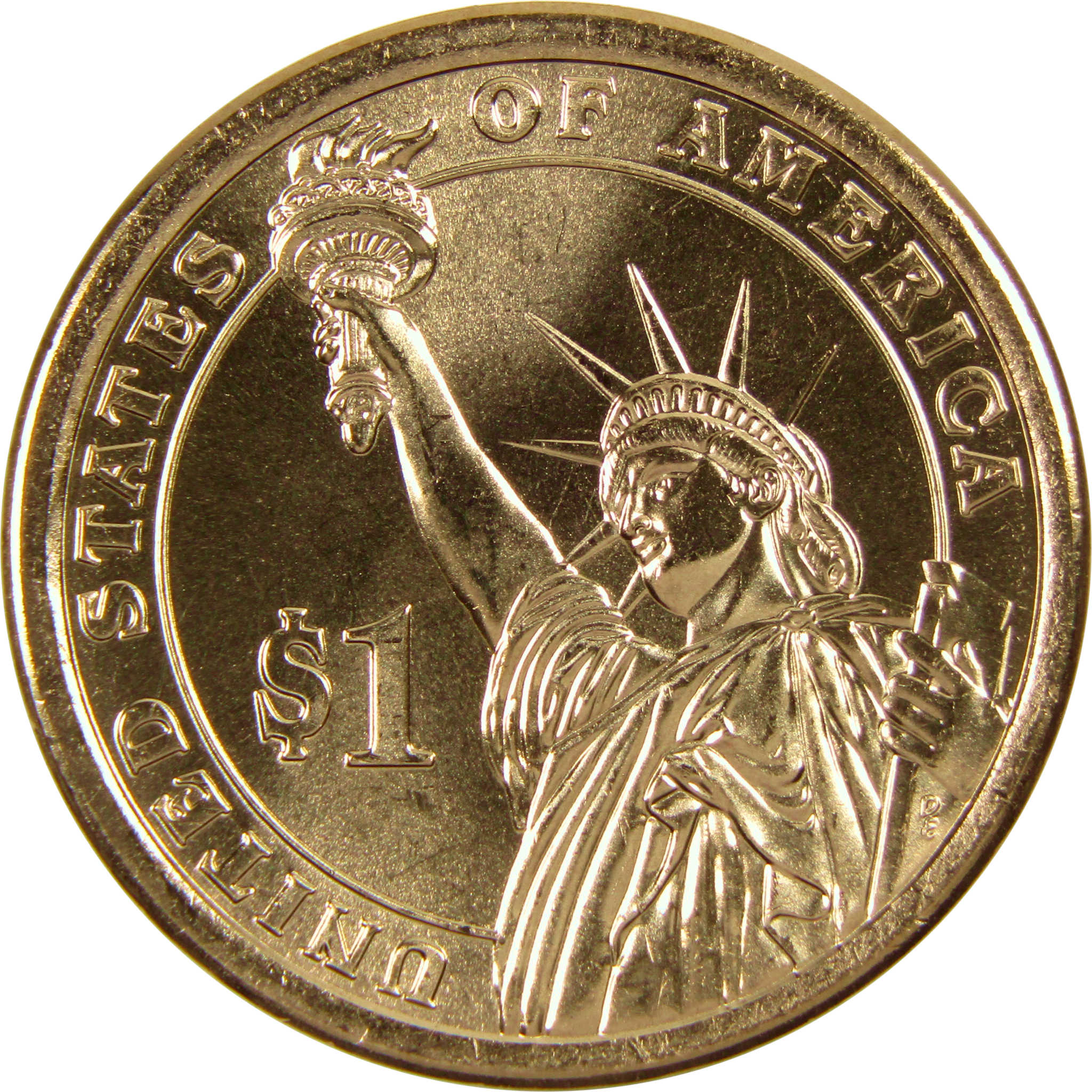 2014 D Warren G Harding Presidential Dollar BU Uncirculated $1 Coin