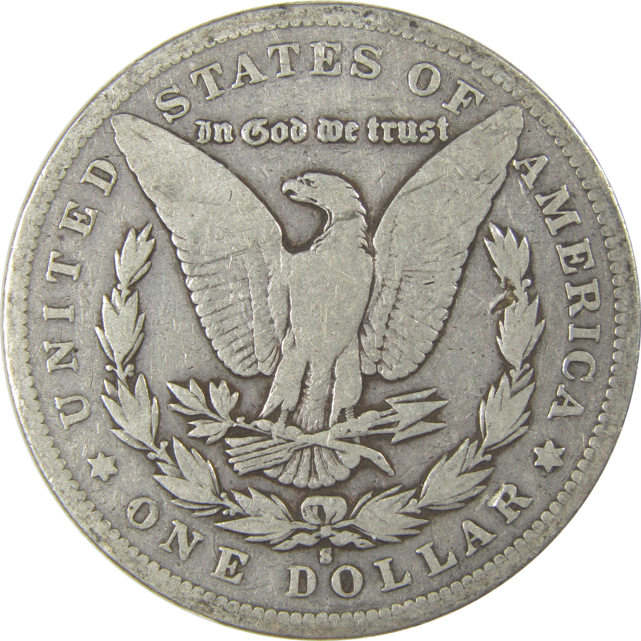 1896 S Morgan Silver Dollar G Good $1 Coin Collectible SKU:I23885 - Morgan coin - Morgan silver dollar - Morgan silver dollar for sale - Profile Coins & Collectibles
