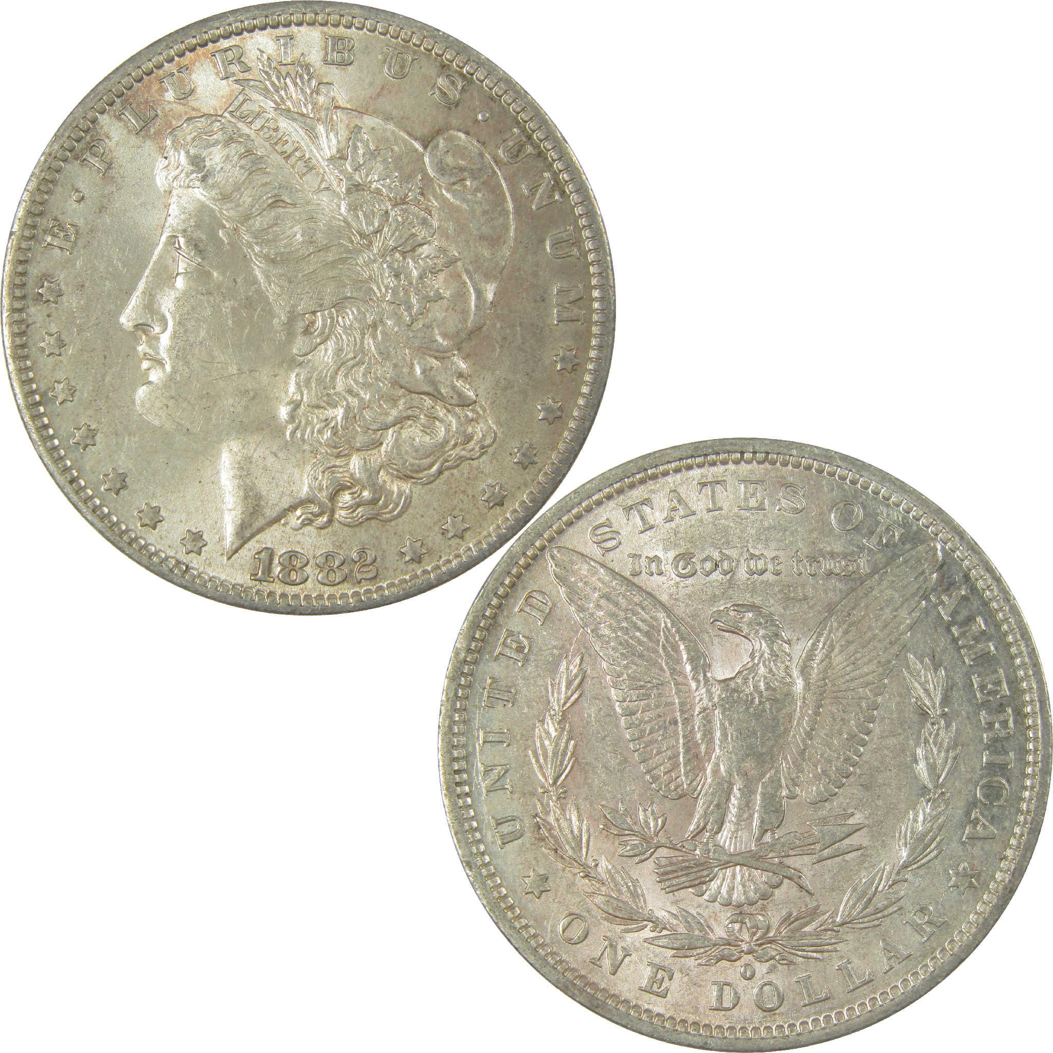 1882 O Morgan Dollar Borderline Uncirculated Silver $1 Coin - Morgan coin - Morgan silver dollar - Morgan silver dollar for sale - Profile Coins & Collectibles