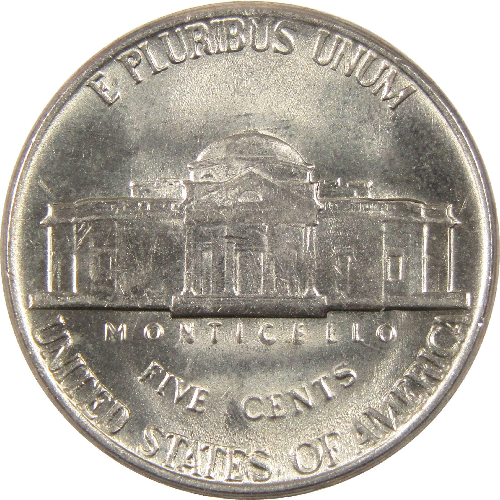 1980 D Jefferson Nickel BU Uncirculated 5c Coin