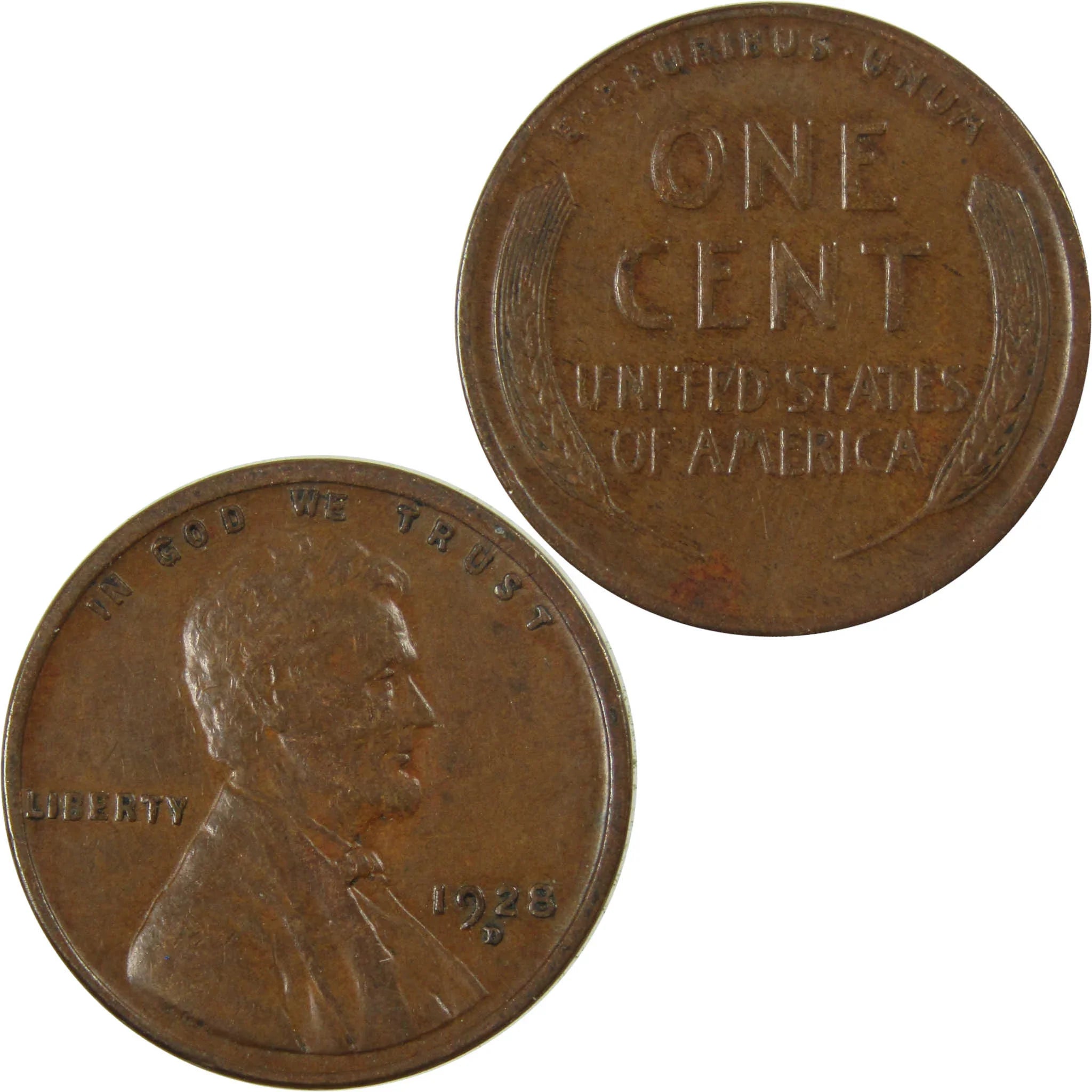 1928 D Lincoln Wheat Cent VF Very Fine Penny 1c Coin SKU:I27637