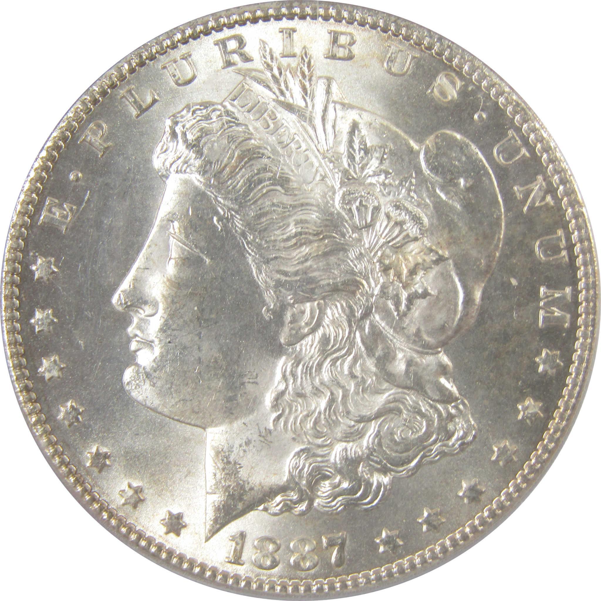 1887 S Morgan Silver Dollar MS 64 PCGS Uncirculated $1 Coin SKU:I24410 - Morgan coin - Morgan silver dollar - Morgan silver dollar for sale - Profile Coins & Collectibles