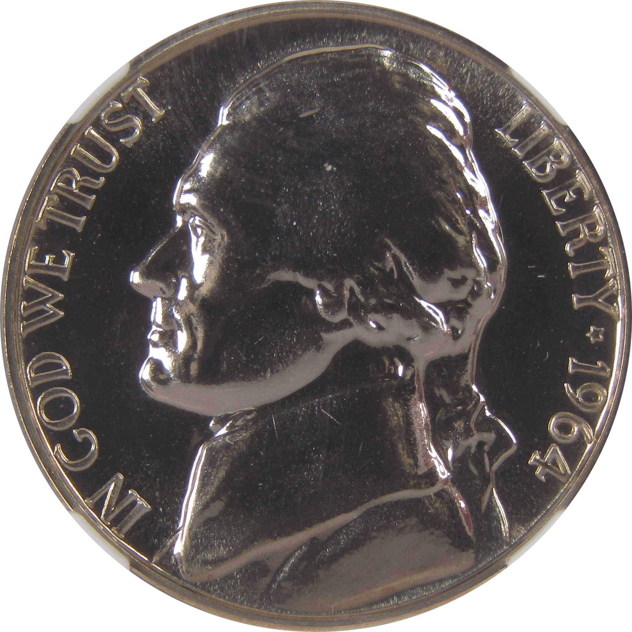 1964 Jefferson Nickel PF 68 NGC Proof 5c Coin SKU:CPC0155