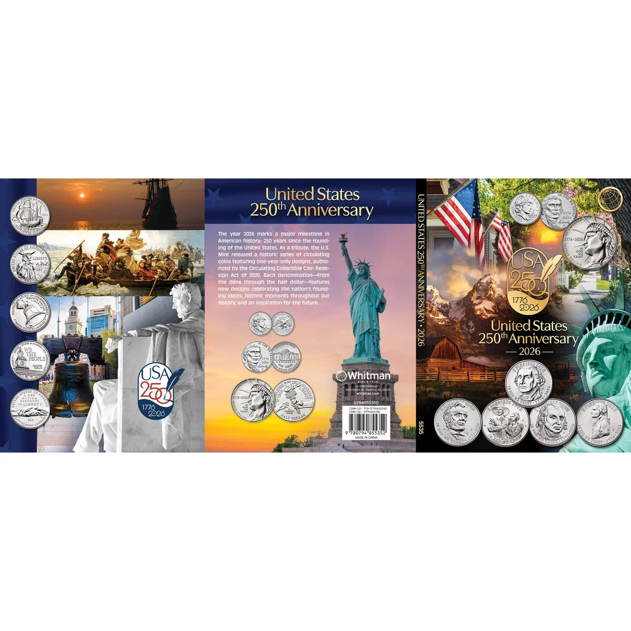 Whitman 2026 United States 250th Anniversary Collection Coin Folder
