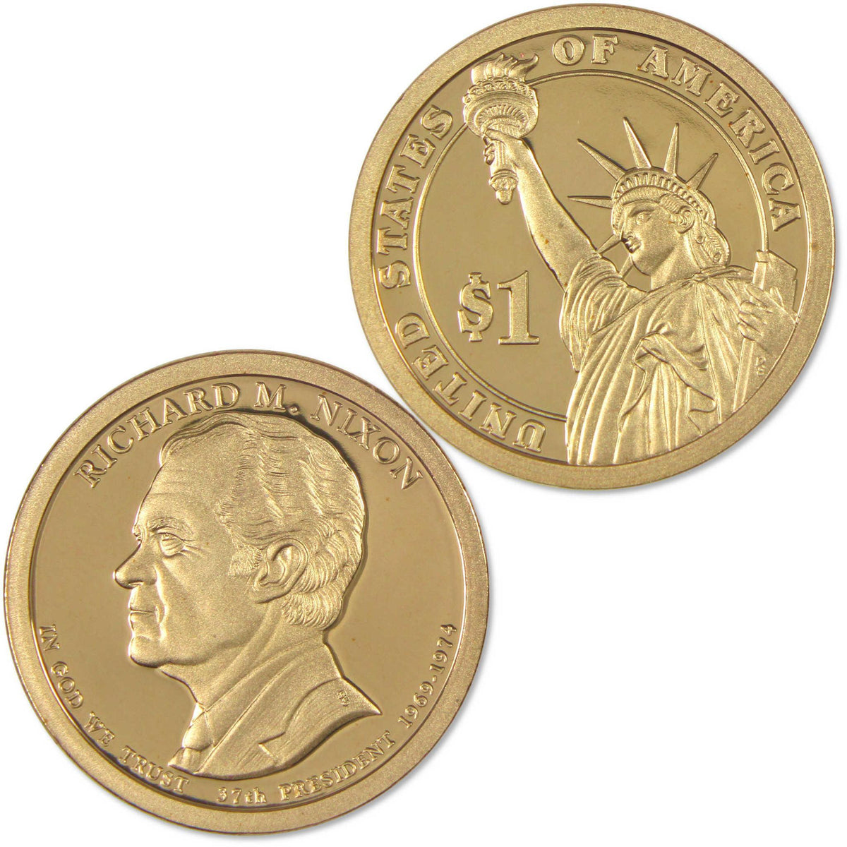 2016 S Richard M. Nixon Presidential Dollar Proof $1 Coin Collectible