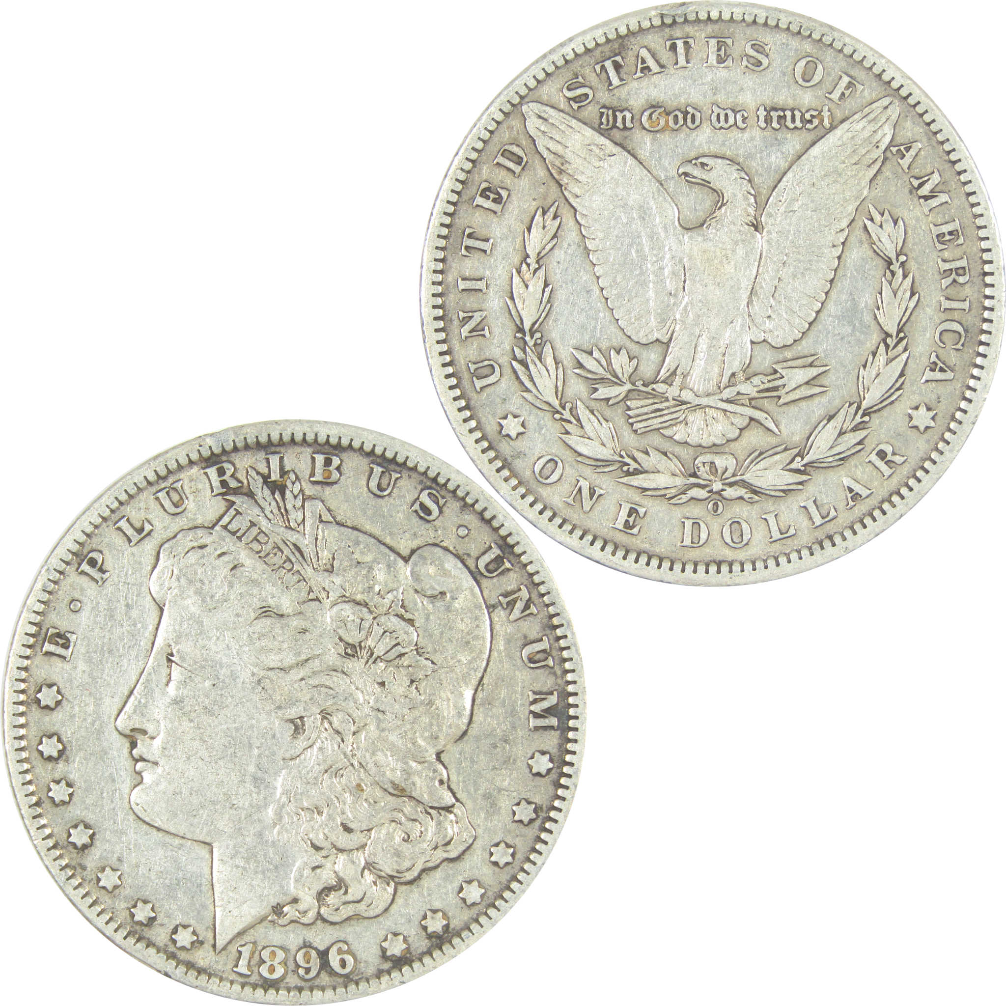 1896 O Morgan Dollar XF EF Extremely Fine Silver $1 Coin SKU:I15527 - Morgan coin - Morgan silver dollar - Morgan silver dollar for sale - Profile Coins & Collectibles