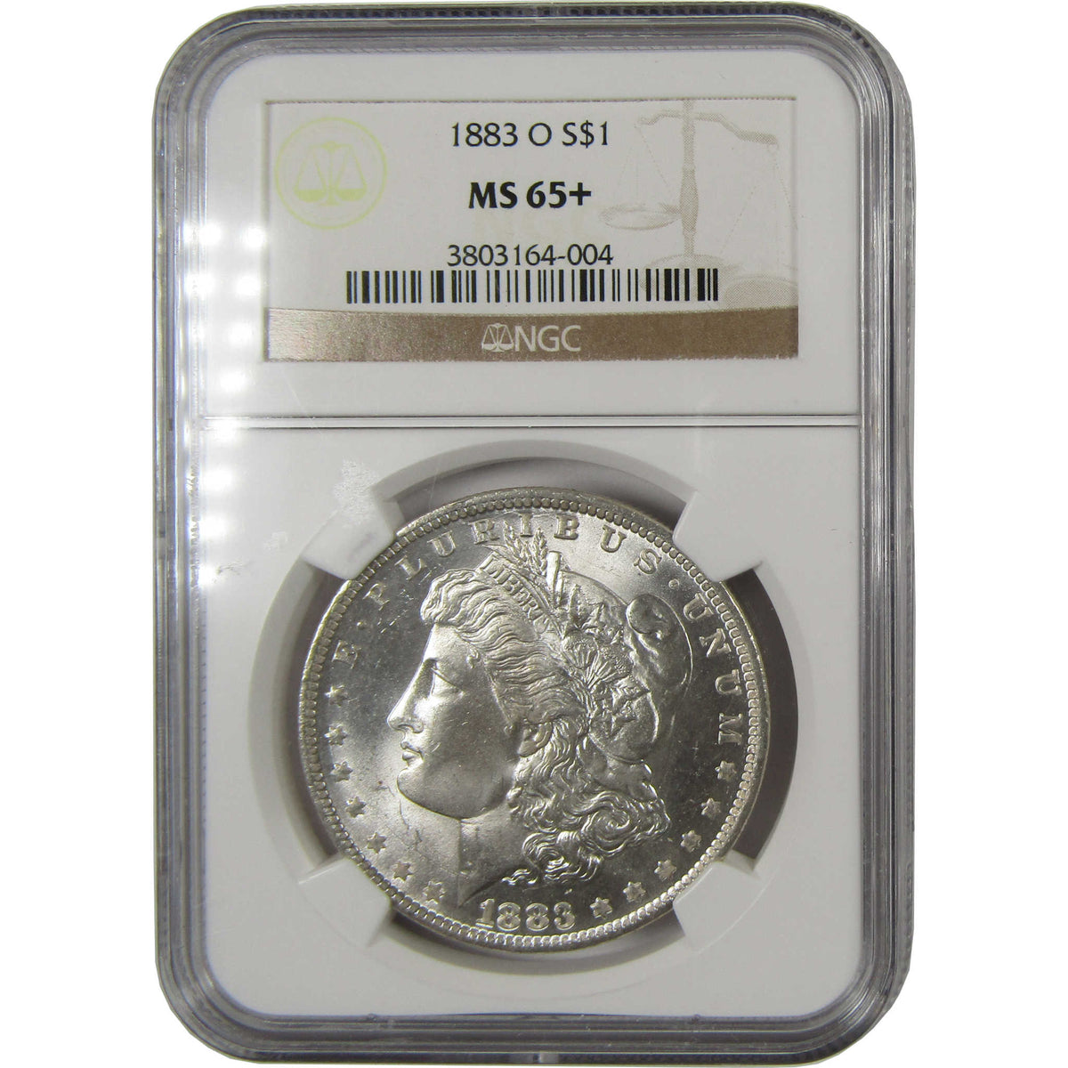 1883 O Morgan Silver Dollar MS 65+ NGC Uncirculated $1 Coin - Morgan coin - Morgan silver dollar - Morgan silver dollar for sale - Profile Coins & Collectibles