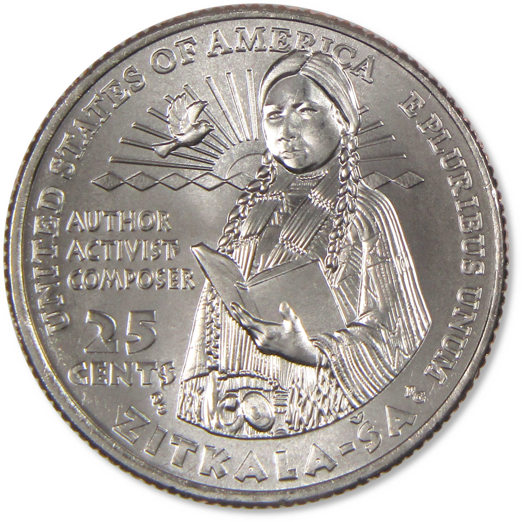 2024 P Zitkala-Sa American Women Quarter Uncirculated Clad 25c Coin