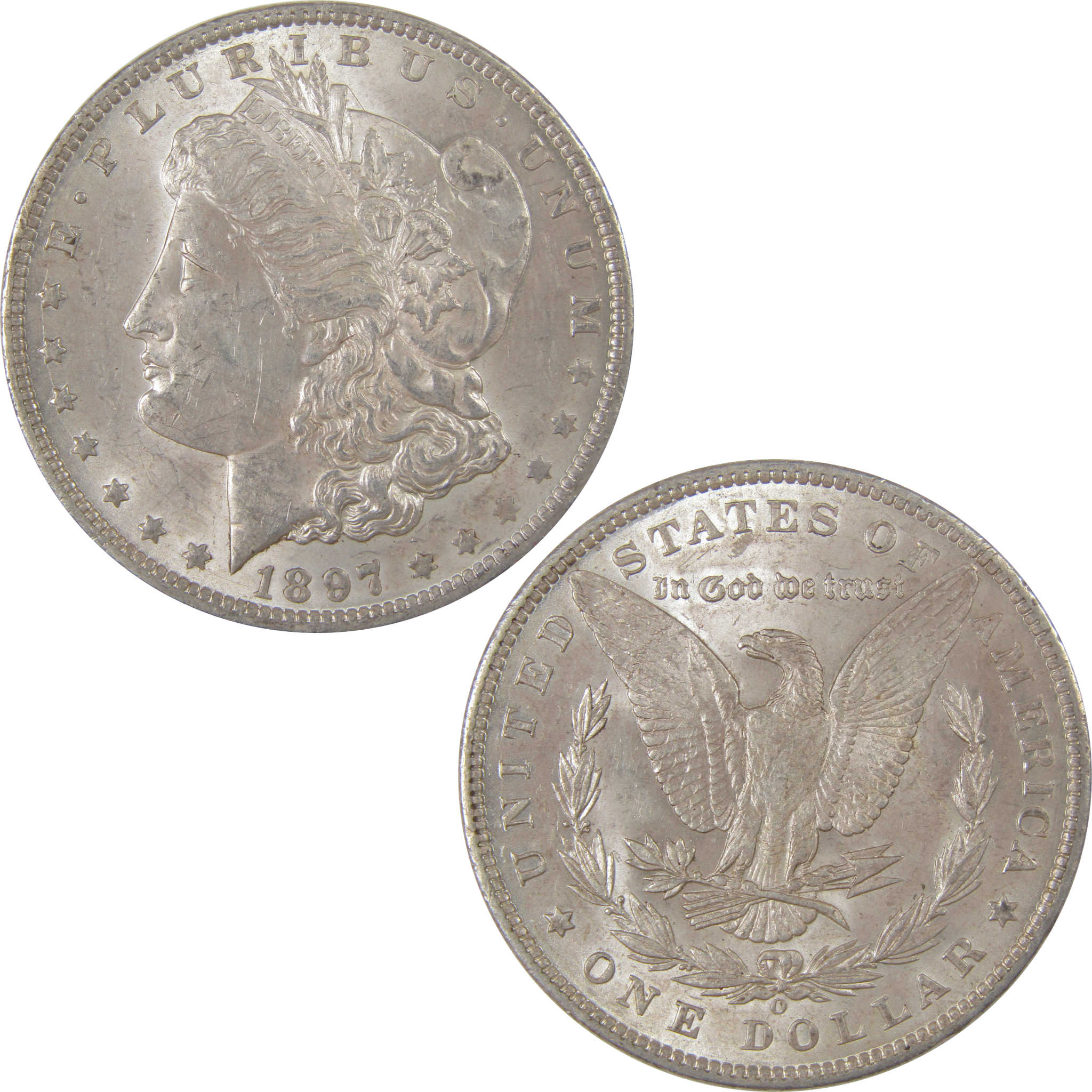 1897 O Morgan Dollar Uncirculated Silver $1 Coin SKU:I17997 - Morgan coin - Morgan silver dollar - Morgan silver dollar for sale - Profile Coins & Collectibles