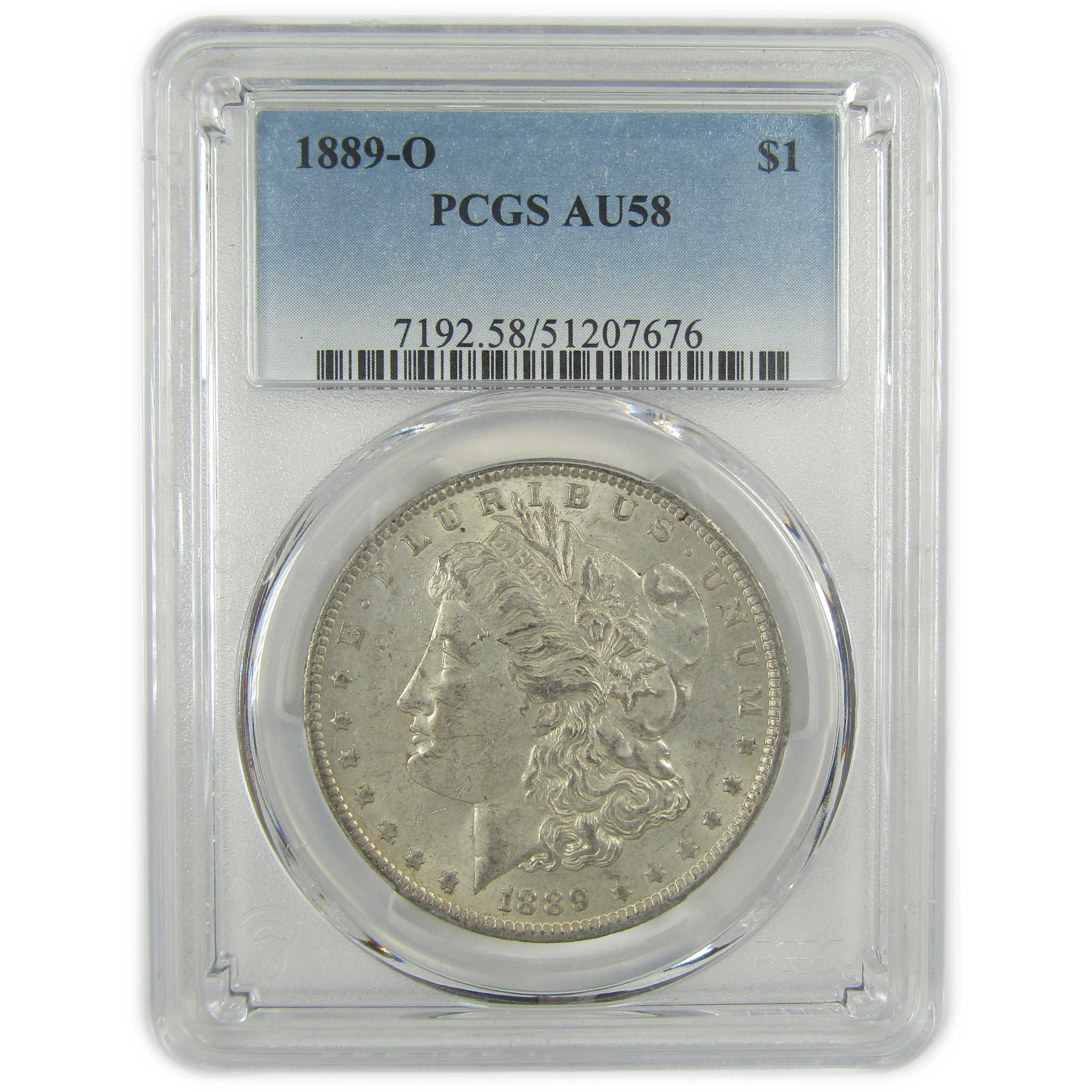 1889 O Morgan Dollar AU 58 PCGS Silver $1 Coin SKU:I19600 - Morgan coin - Morgan silver dollar - Morgan silver dollar for sale - Profile Coins & Collectibles