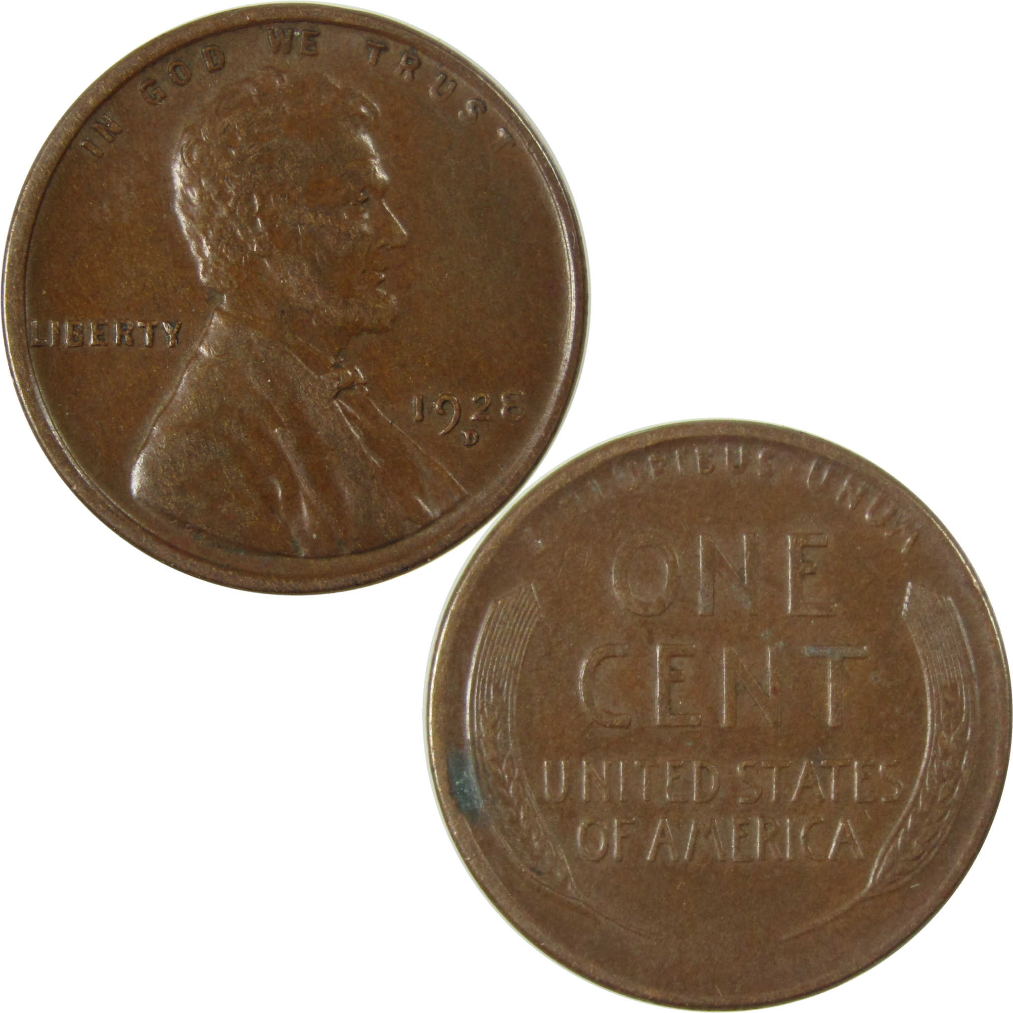 1928 D Lincoln Wheat Cent XF EF Extremely Fine 1c Coin SKU:I27575