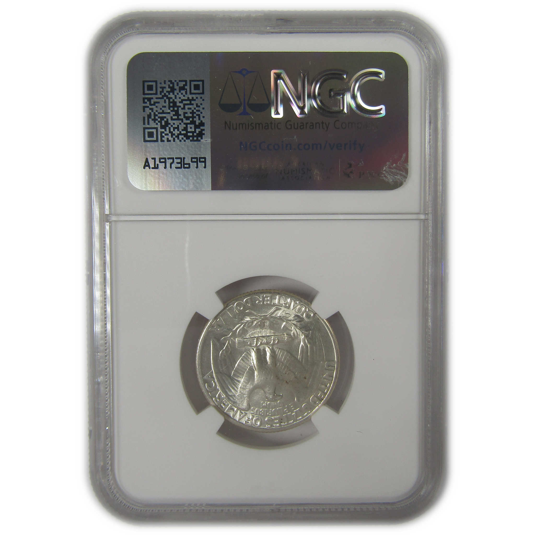 1937 Washington Quarter MS 64 NGC Original Bag Fragment SKU:I22588