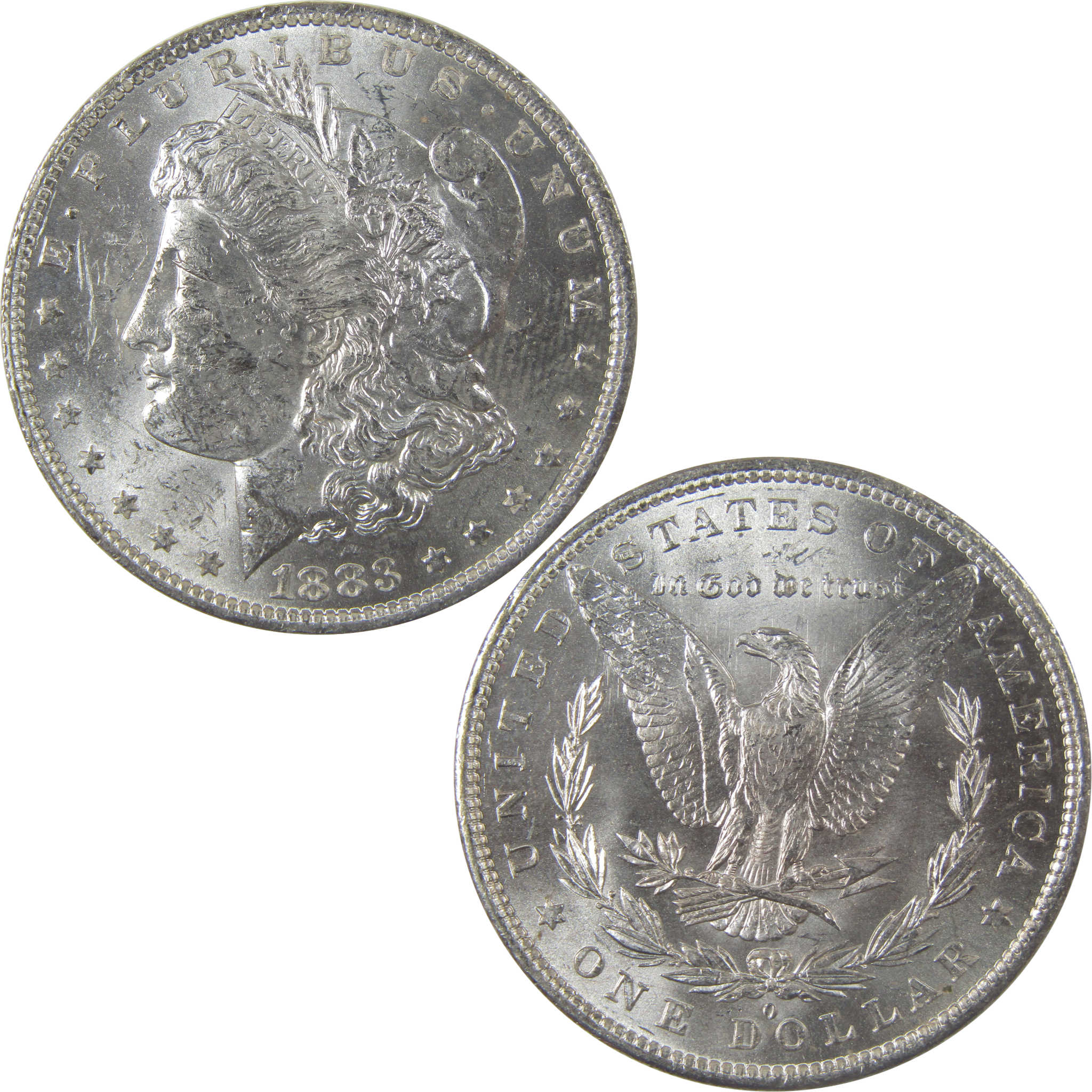 1883 O Morgan Silver Dollar Uncirculated Mint State $1 Coin SKU:I24839 - Morgan coin - Morgan silver dollar - Morgan silver dollar for sale - Profile Coins & Collectibles