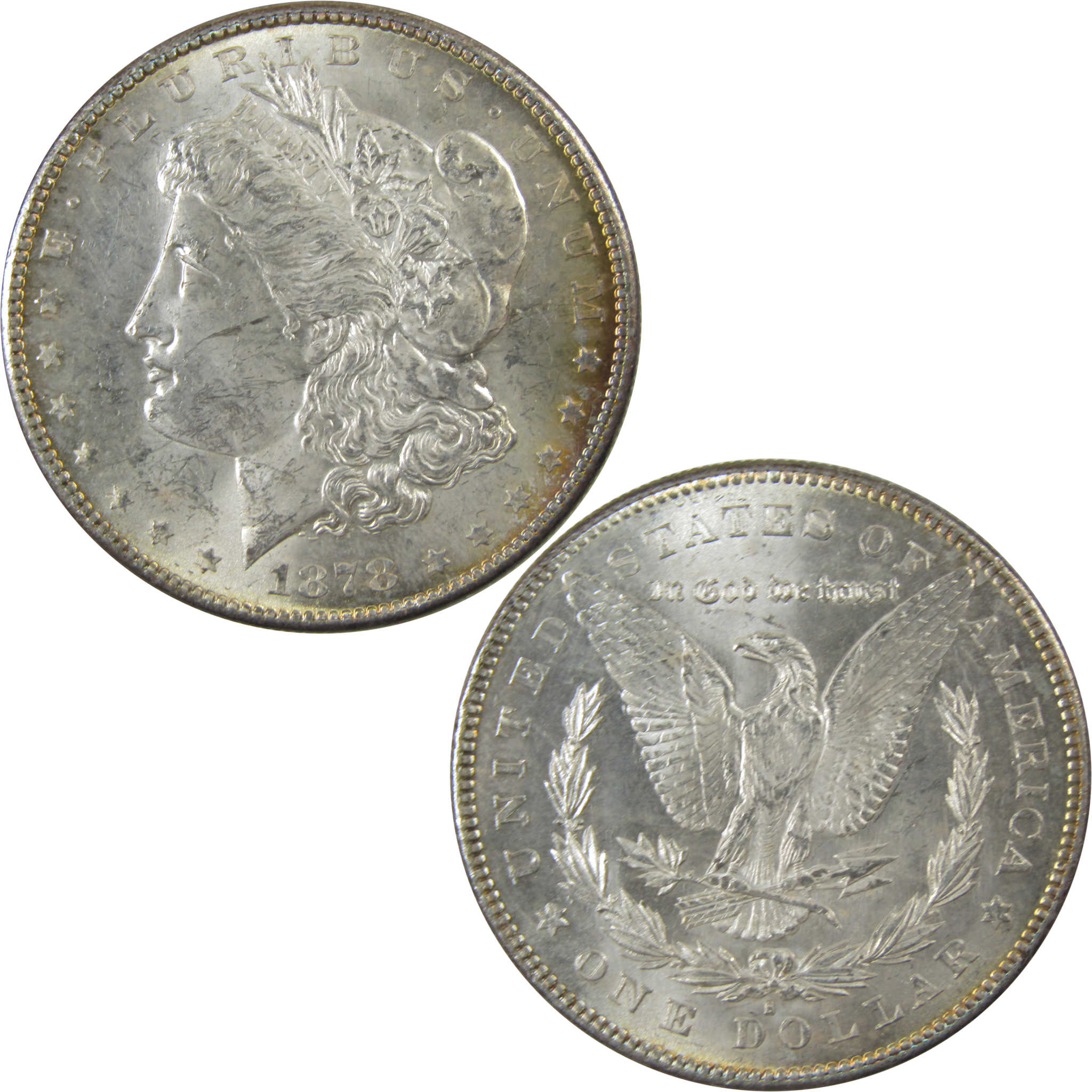 1878 S Morgan Dollar Uncirculated Details Silver $1 Coin SKU:I24652 - Morgan coin - Morgan silver dollar - Morgan silver dollar for sale - Profile Coins & Collectibles