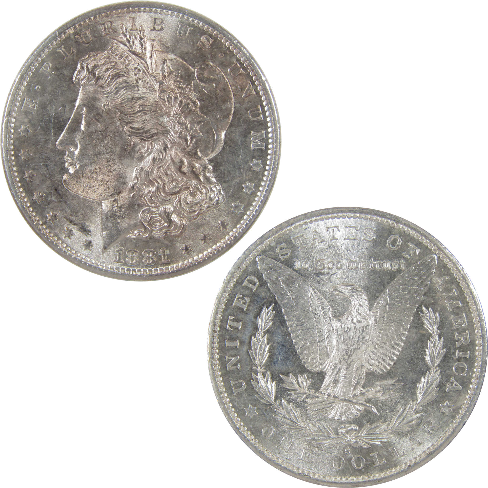 1881 S Morgan Dollar Uncirculated Silver $1 Coin SKU:I18698 - Morgan coin - Morgan silver dollar - Morgan silver dollar for sale - Profile Coins & Collectibles