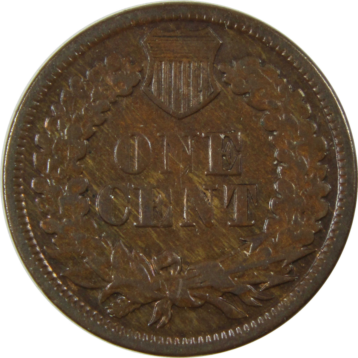 1864 L Indian Head Cent Bronze F Fine Penny 1c Coin SKU:I28630