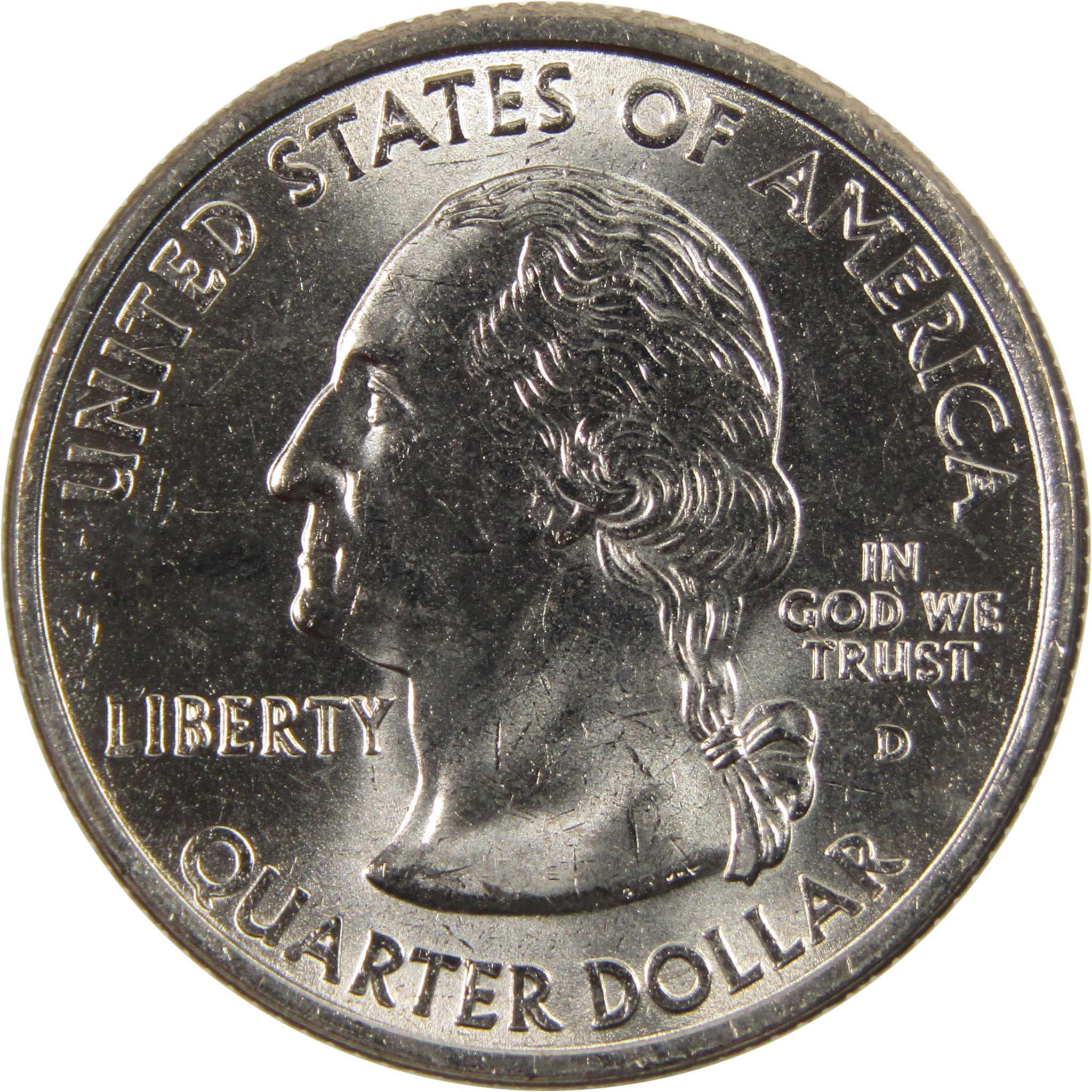 2000 D New Hampshire State Quarter BU Uncirculated Clad 25c Coin