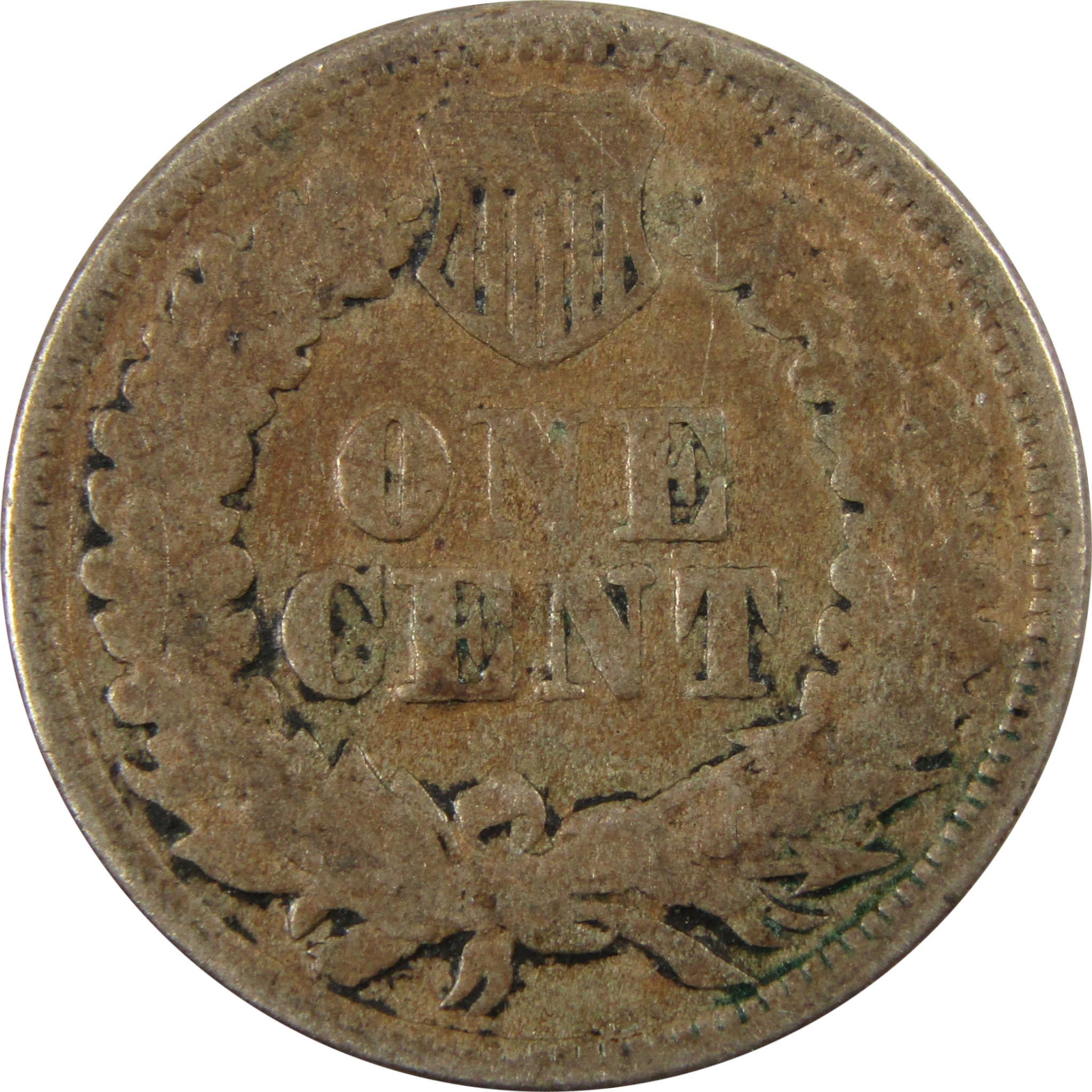 1864 Indian Head Copper-Nickel Cent G Good Details Penny SKU:CP1122