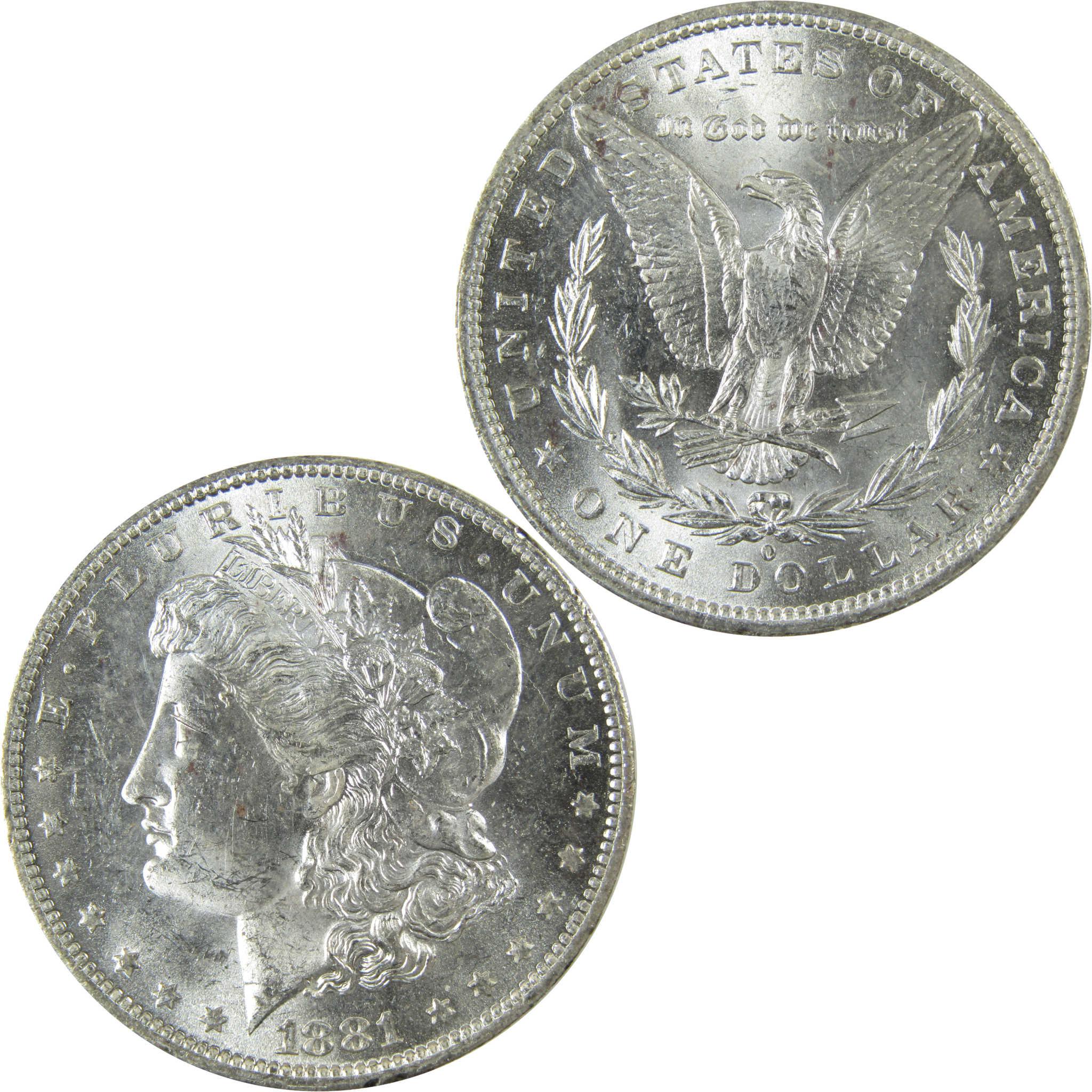 1881 O Morgan Silver Dollar Uncirculated Mint State $1 Coin SKU:I27683 - Morgan coin - Morgan silver dollar - Morgan silver dollar for sale - Profile Coins & Collectibles