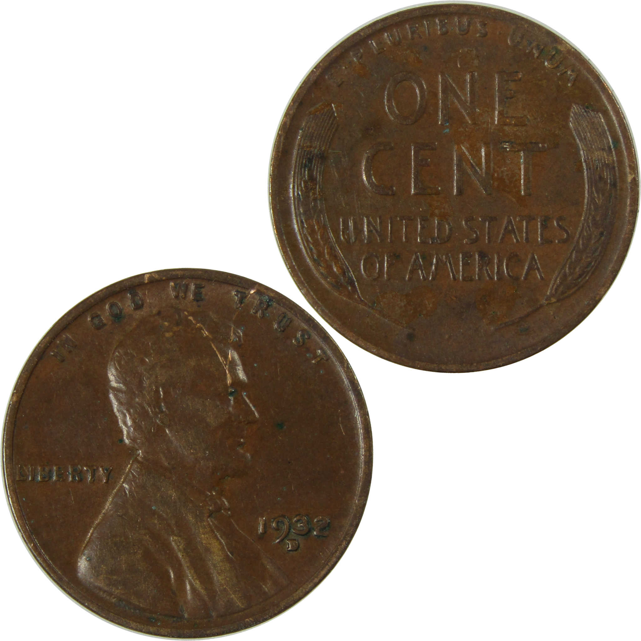 1932 D Lincoln Wheat Cent VF Very Fine Penny 1c Coin SKU:I26669