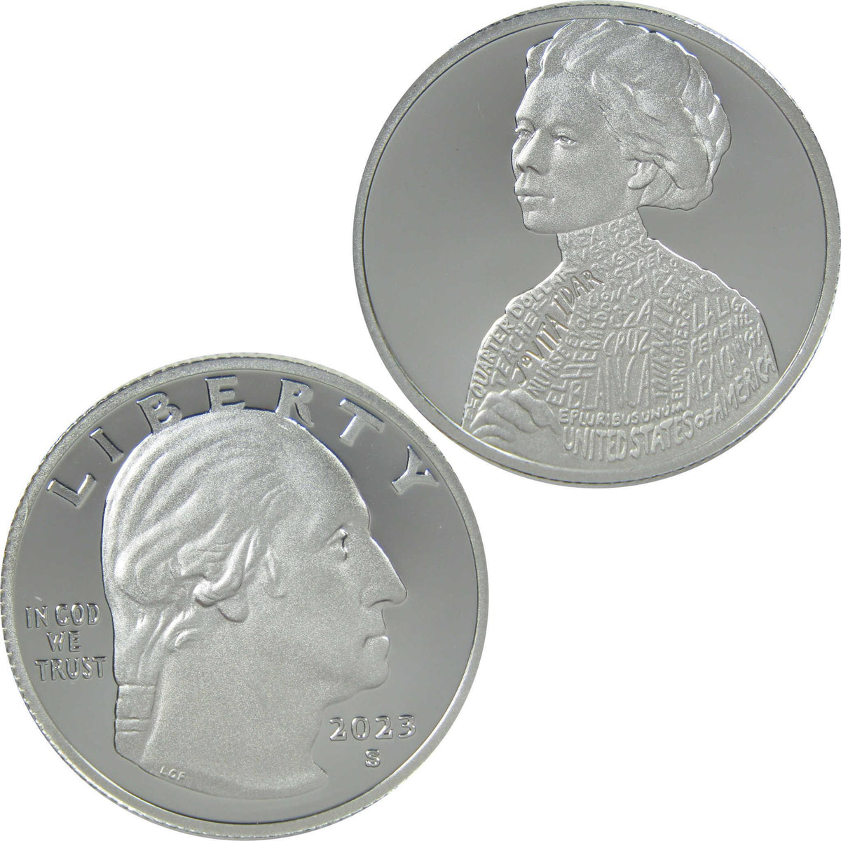 2023 S Jovita Idar American Women Silver Quarter Proof 25c Coin