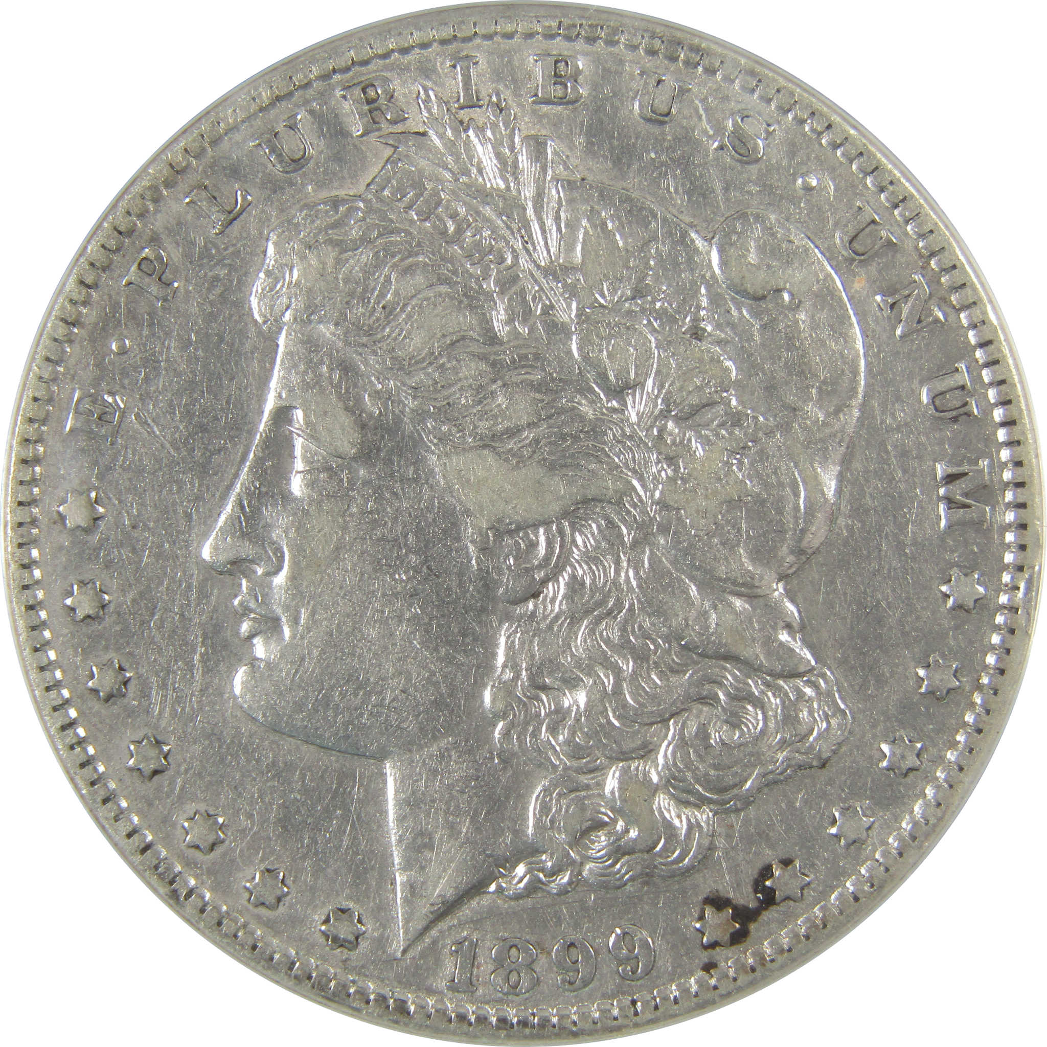 1899 S Morgan Dollar VF 35 Details ANACS Silver $1 Coin SKU:I19054 - Morgan coin - Morgan silver dollar - Morgan silver dollar for sale - Profile Coins & Collectibles