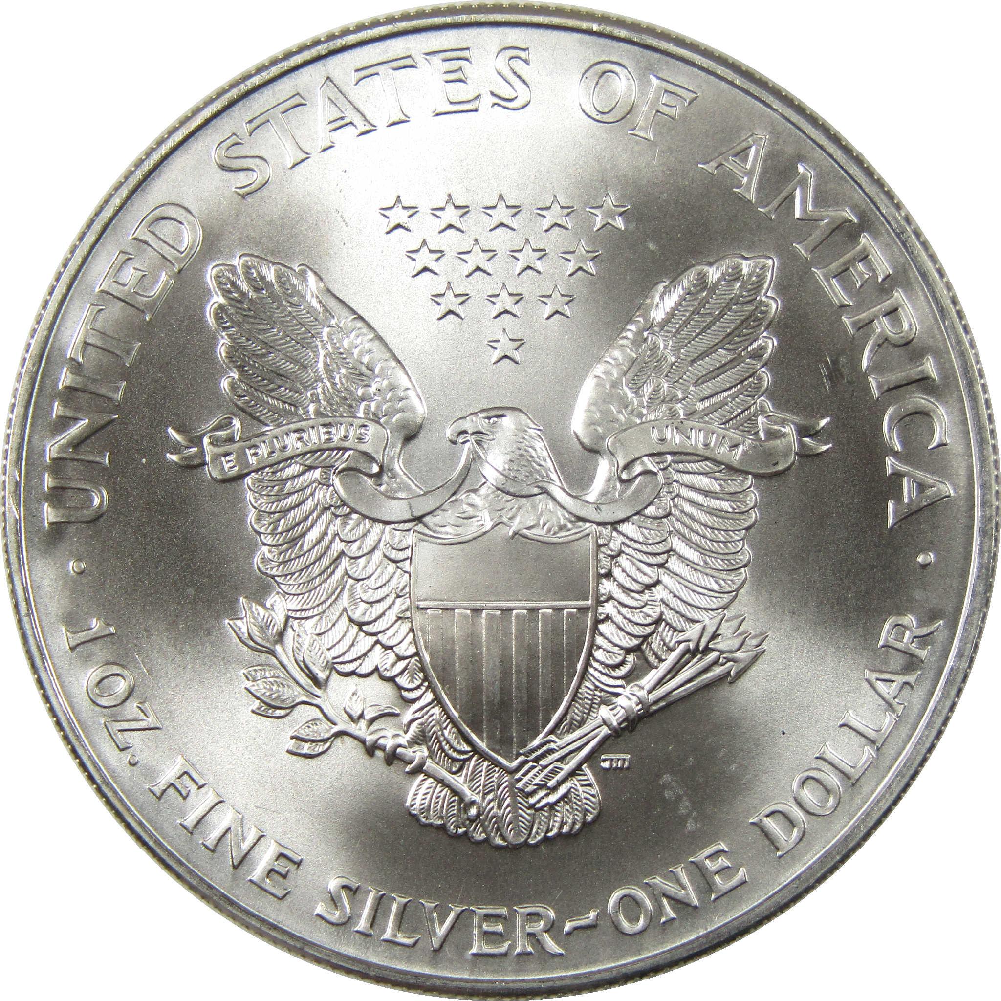 1998 American Silver Eagle Uncirculated Bullion $1 Coin