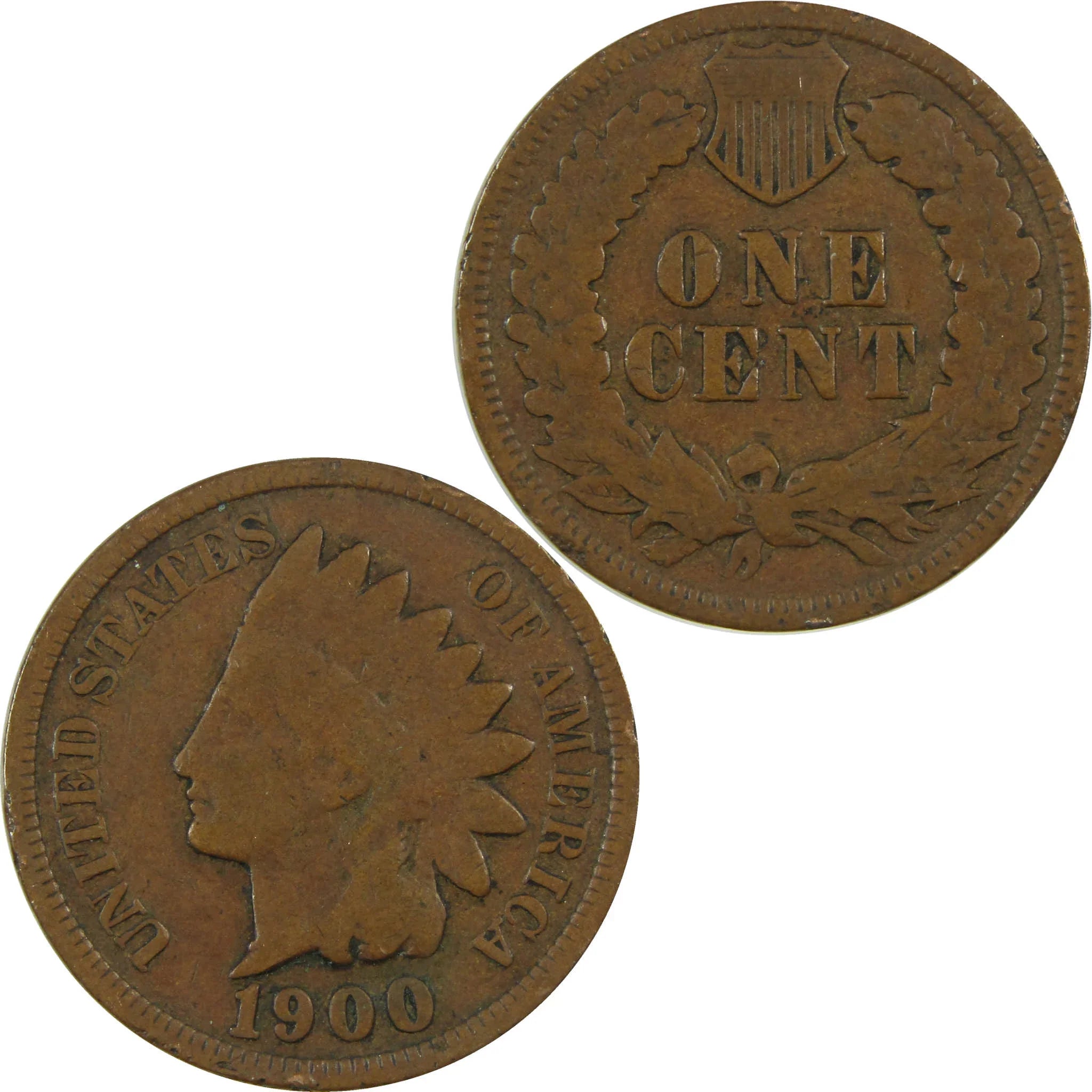 1900 Indian Head Cent G Good Penny 1c Coin SKU:I27041