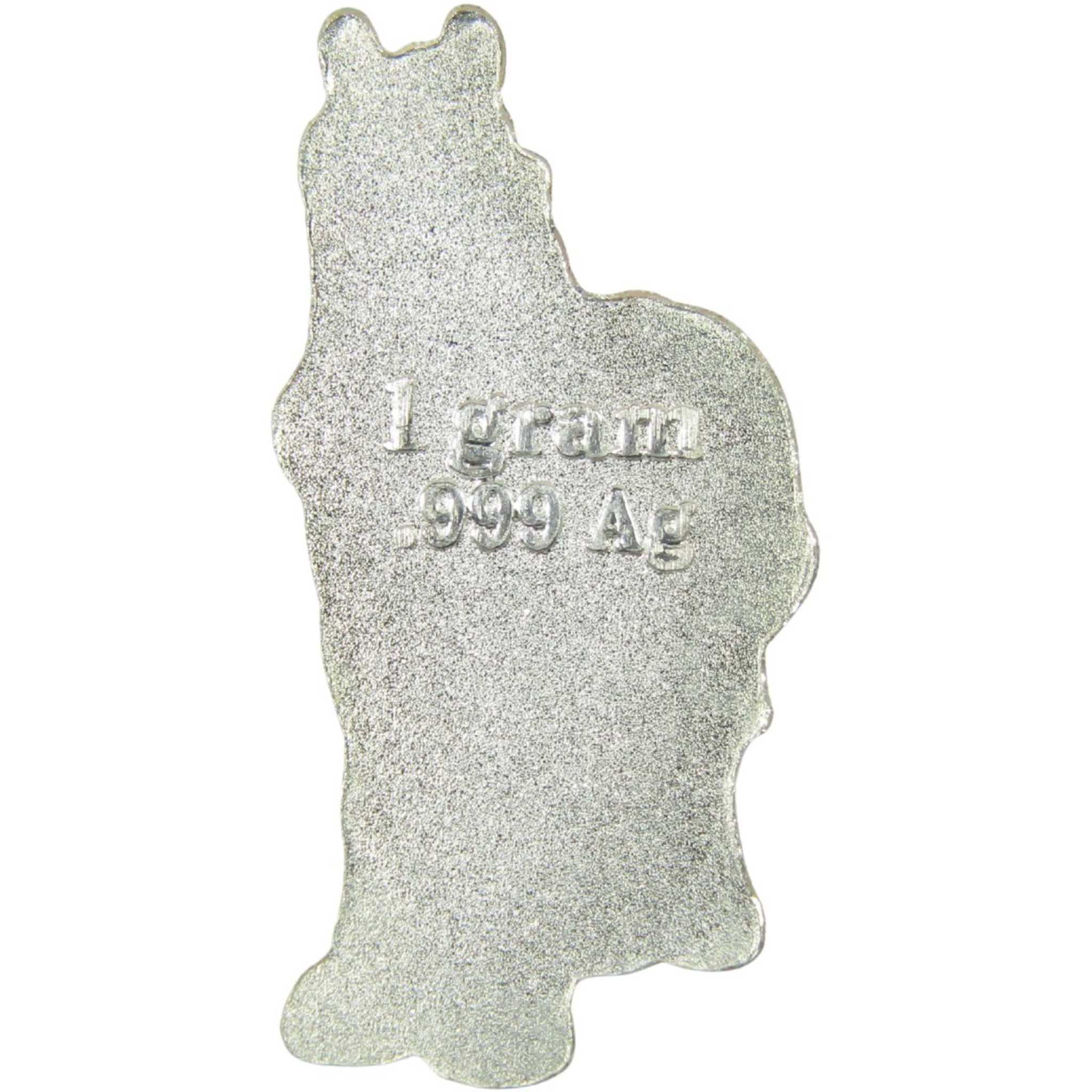 Budweiser Autumn Clydesdale 1/10 g .999 Silver Bar Collectible