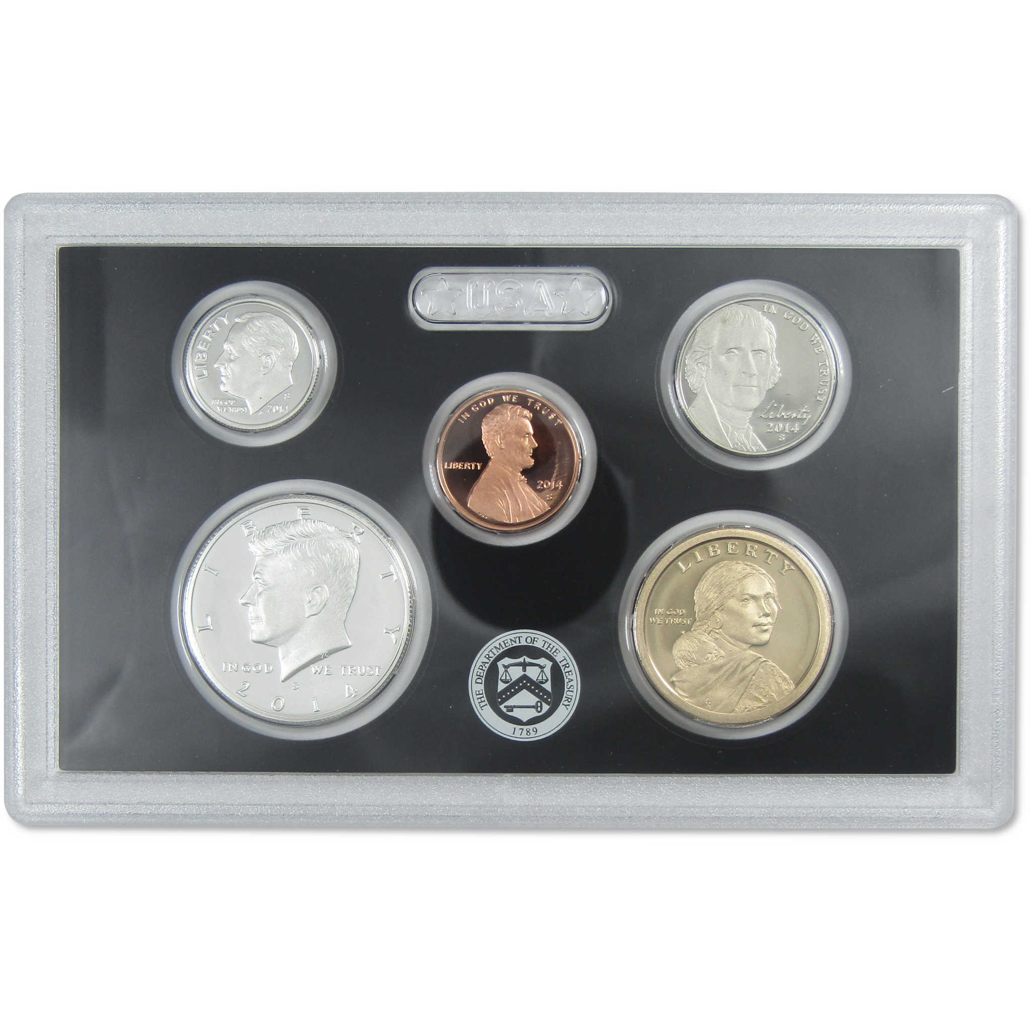 2014 Silver Proof Set U.S. Mint Original Government Packaging OGP COA