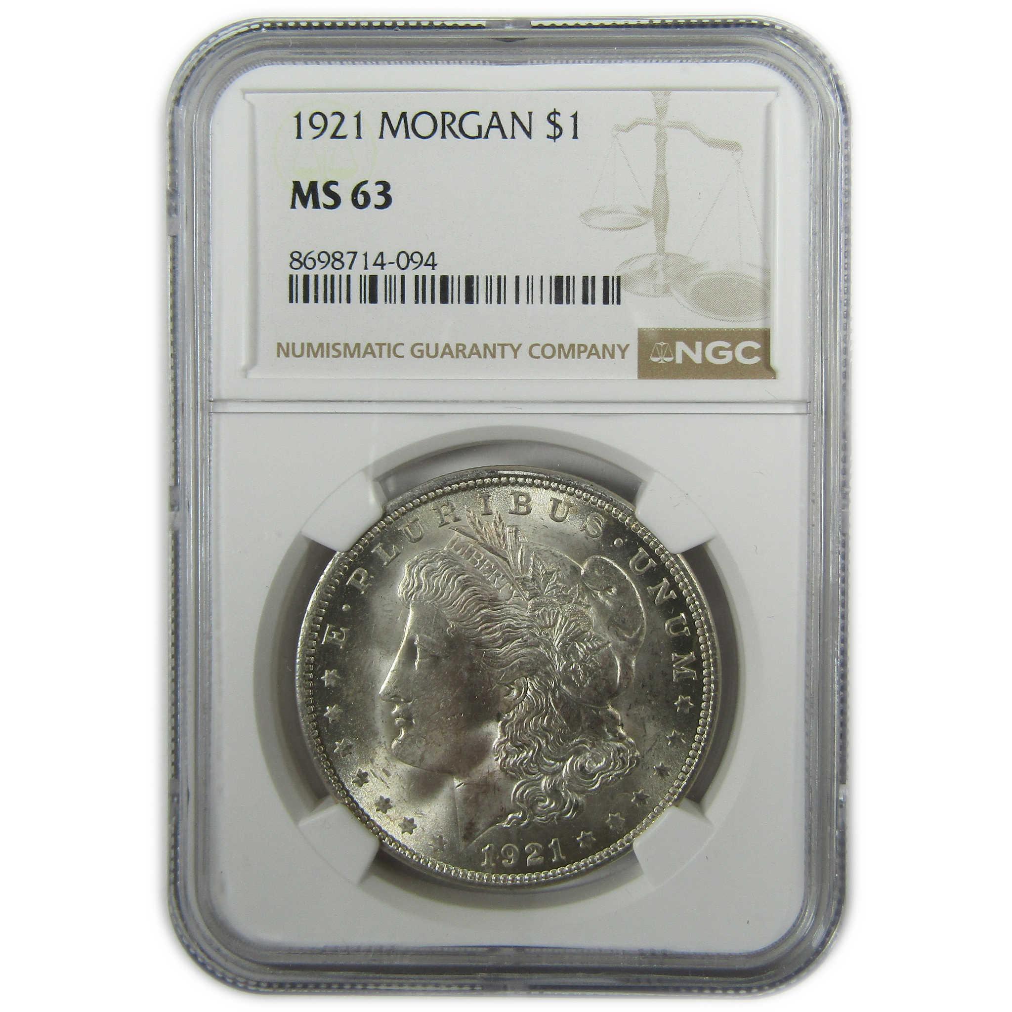 1921 VAM-41 Pitted Reverse Morgan Silver Dollar MS 63 NGC SKU:I27884 - Morgan coin - Morgan silver dollar - Morgan silver dollar for sale - Profile Coins & Collectibles