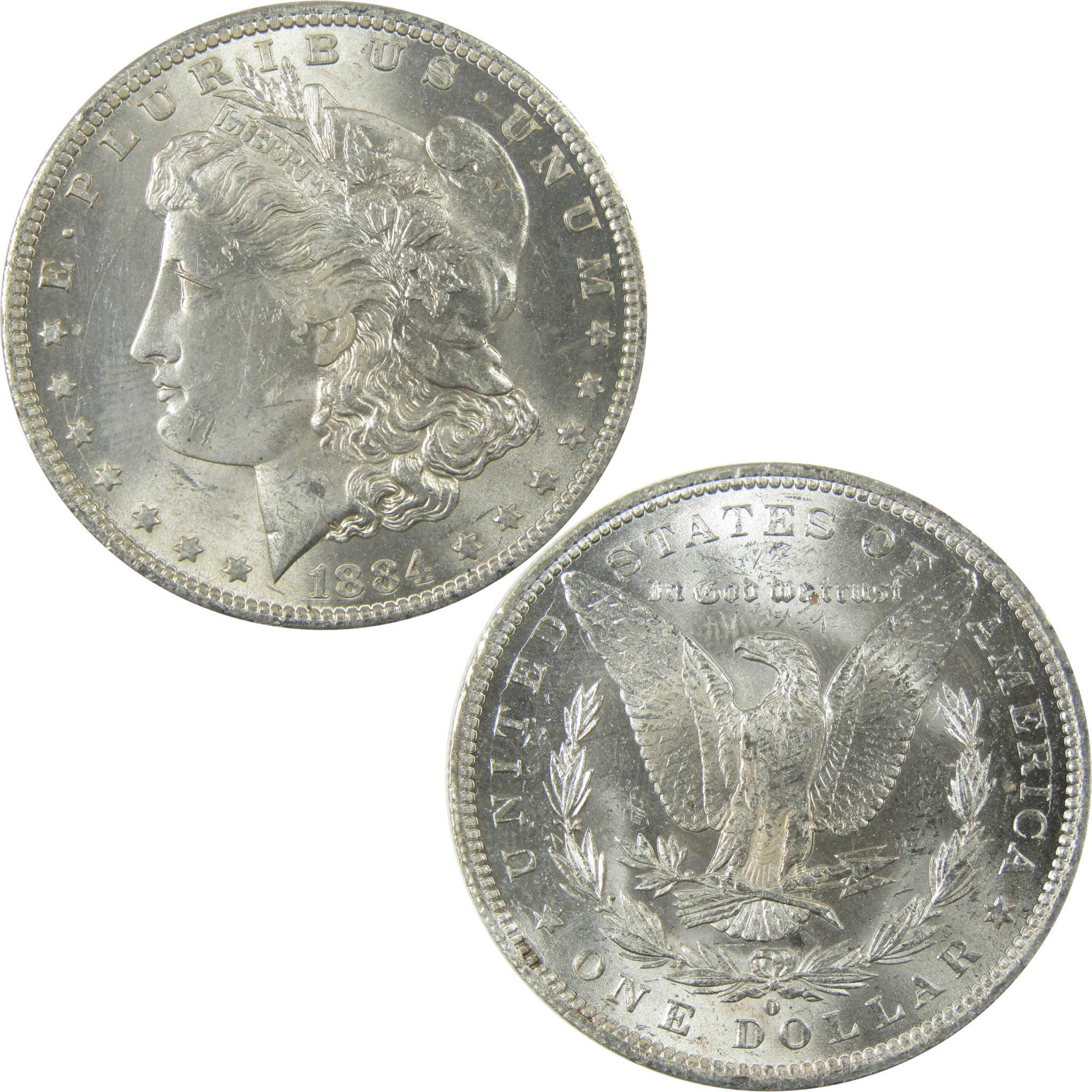 1884 O Morgan Silver Dollar Uncirculated Mint State $1 Coin SKU:I24512 - Morgan coin - Morgan silver dollar - Morgan silver dollar for sale - Profile Coins & Collectibles