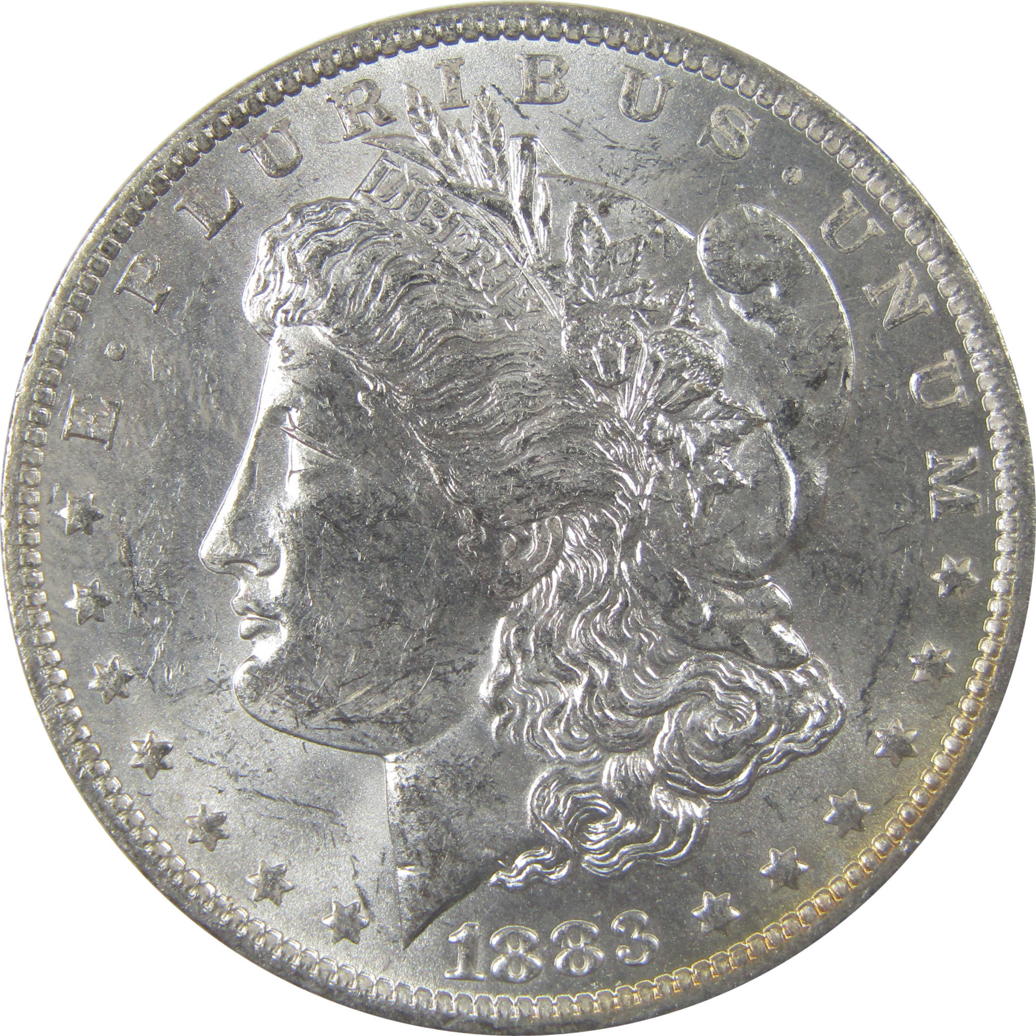 1883 O Morgan Silver Dollar Uncirculated Mint State Toned SKU:I24847