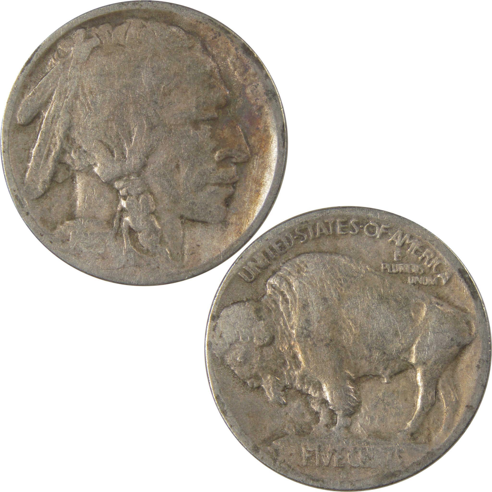 1913 S Type 1 Indian Head Buffalo Nickel F Fine Details SKU:I22902