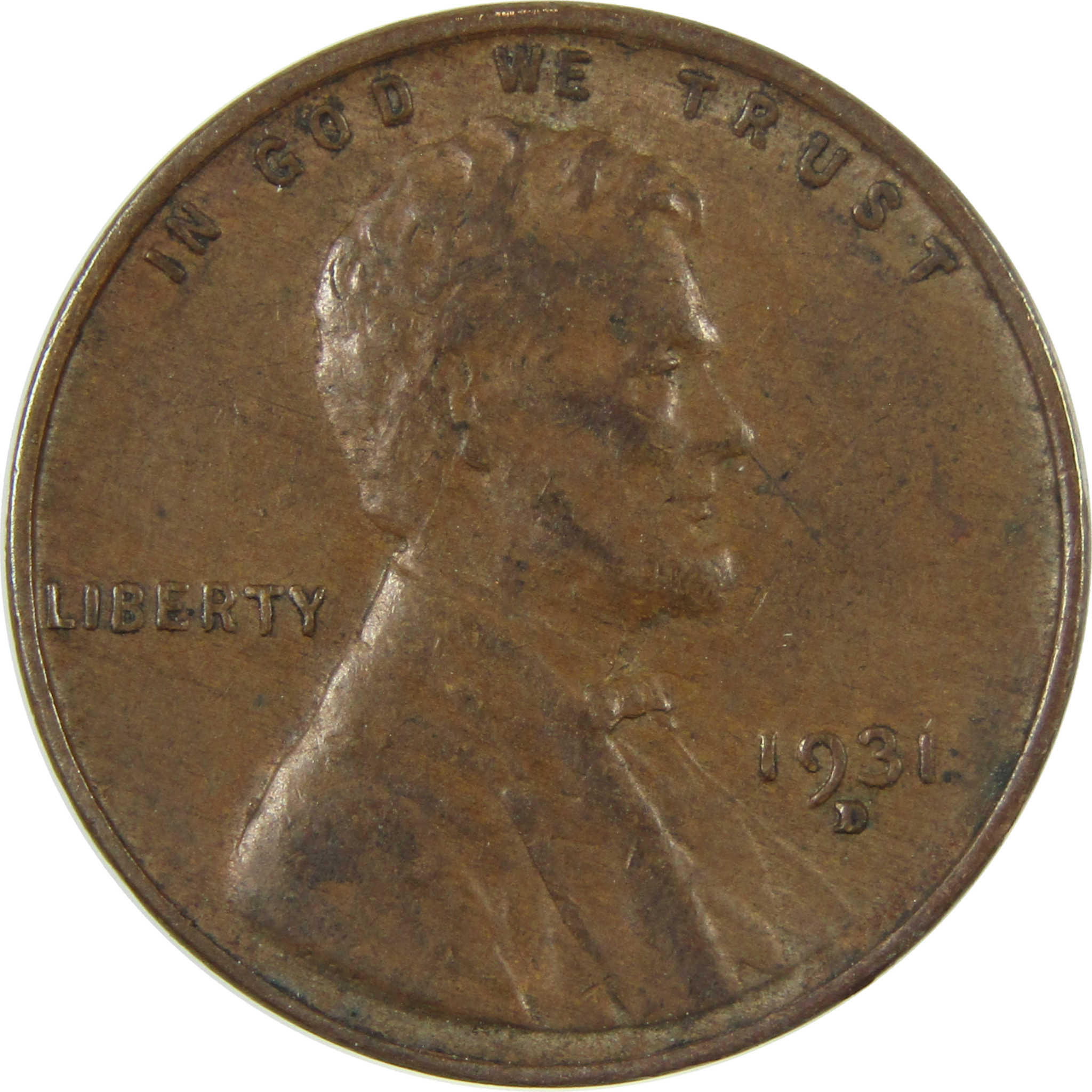 1931 D Lincoln Wheat Cent VF Very Fine Penny 1c Coin SKU:I26801