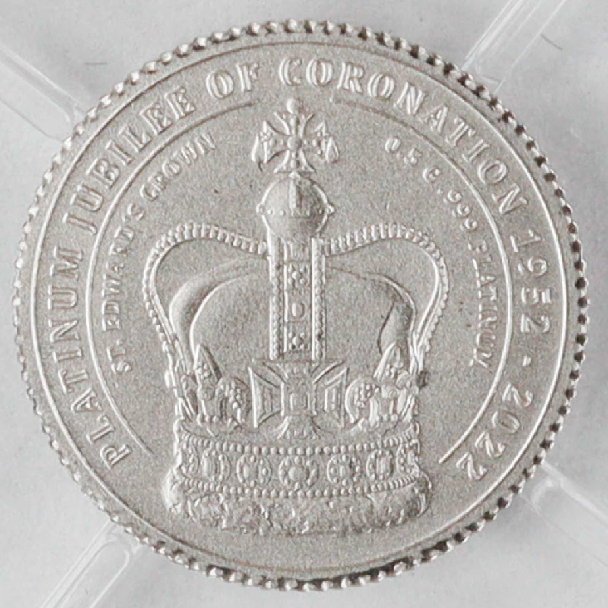 Queen Elizabeth II Platinum Jubilee of Coronation 2022 $1 Coin COA
