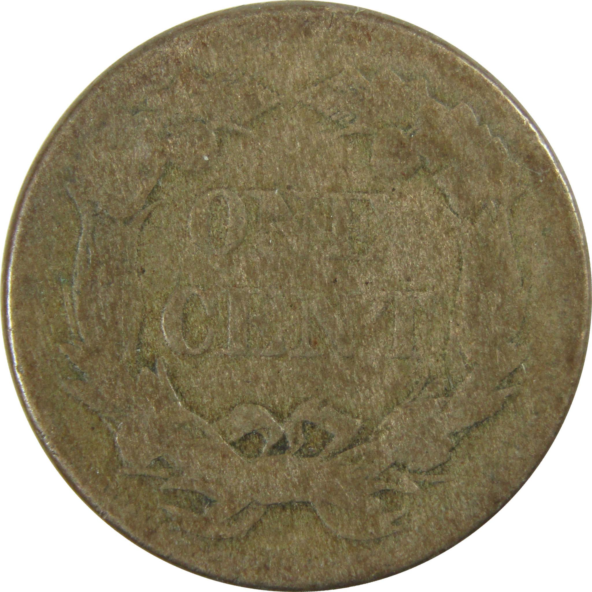 1858 Large Letters Flying Eagle Cent G Good Details SKU:I28210
