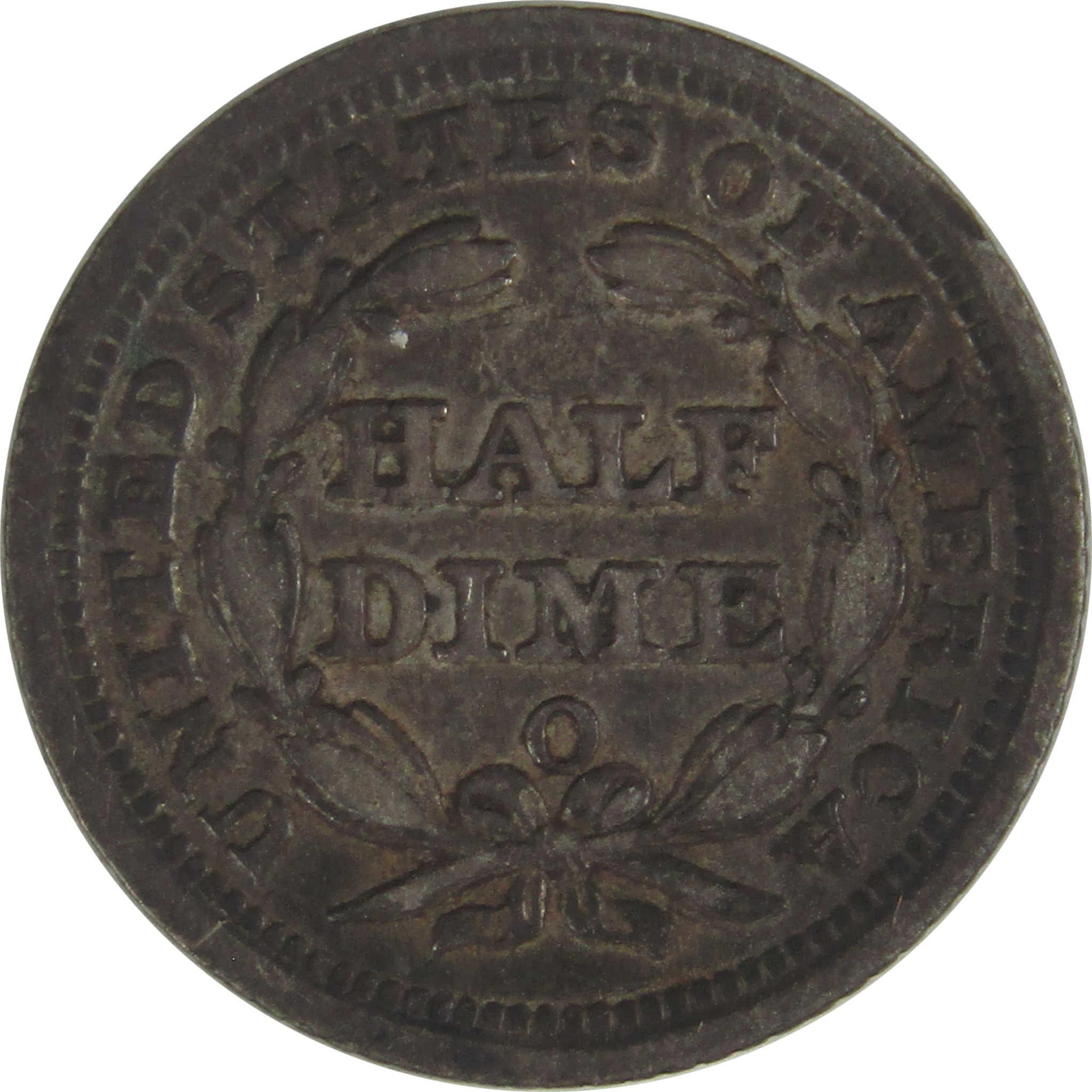 1854 O Seated Liberty Silver Half Dime XF EF Extremely Fine SKU:I24819