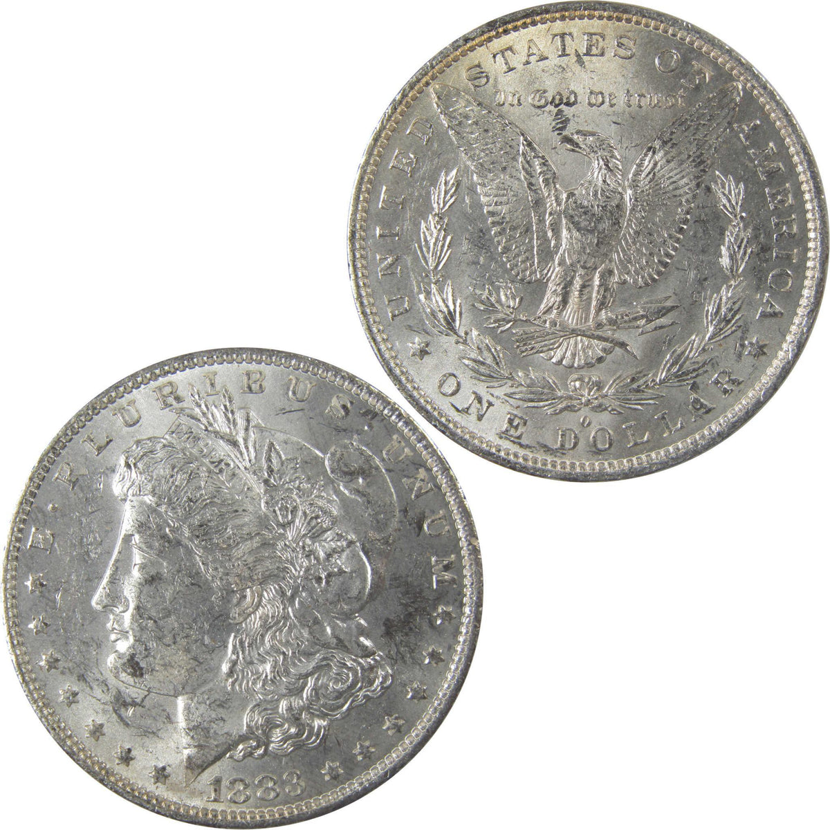 1883 O Morgan Silver Dollar Uncirculated Mint State Toned SKU:I24872