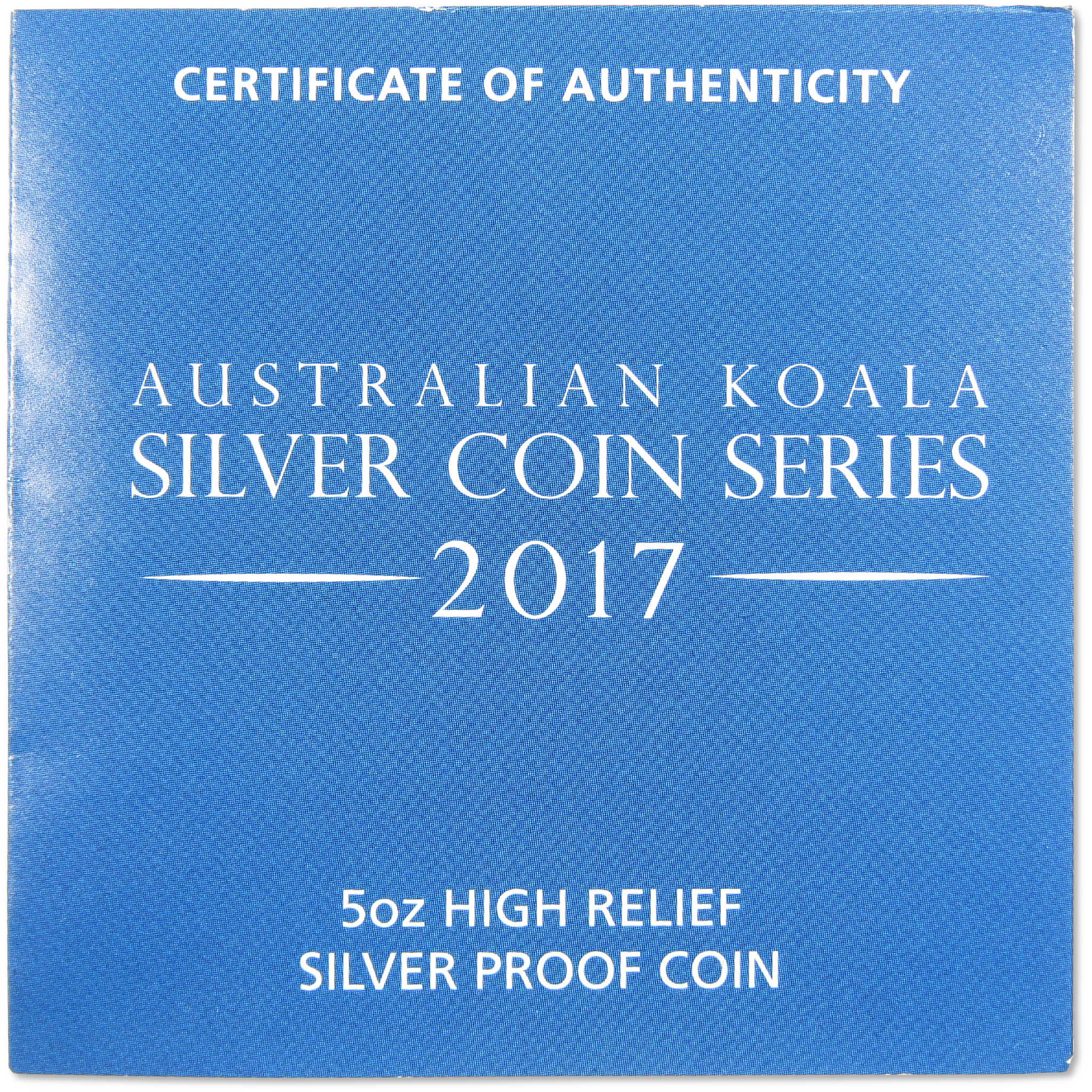 2017 Australian $8 Koala 5 oz Silver PF 70 UCAM NGC Proof SKU:CPC9663