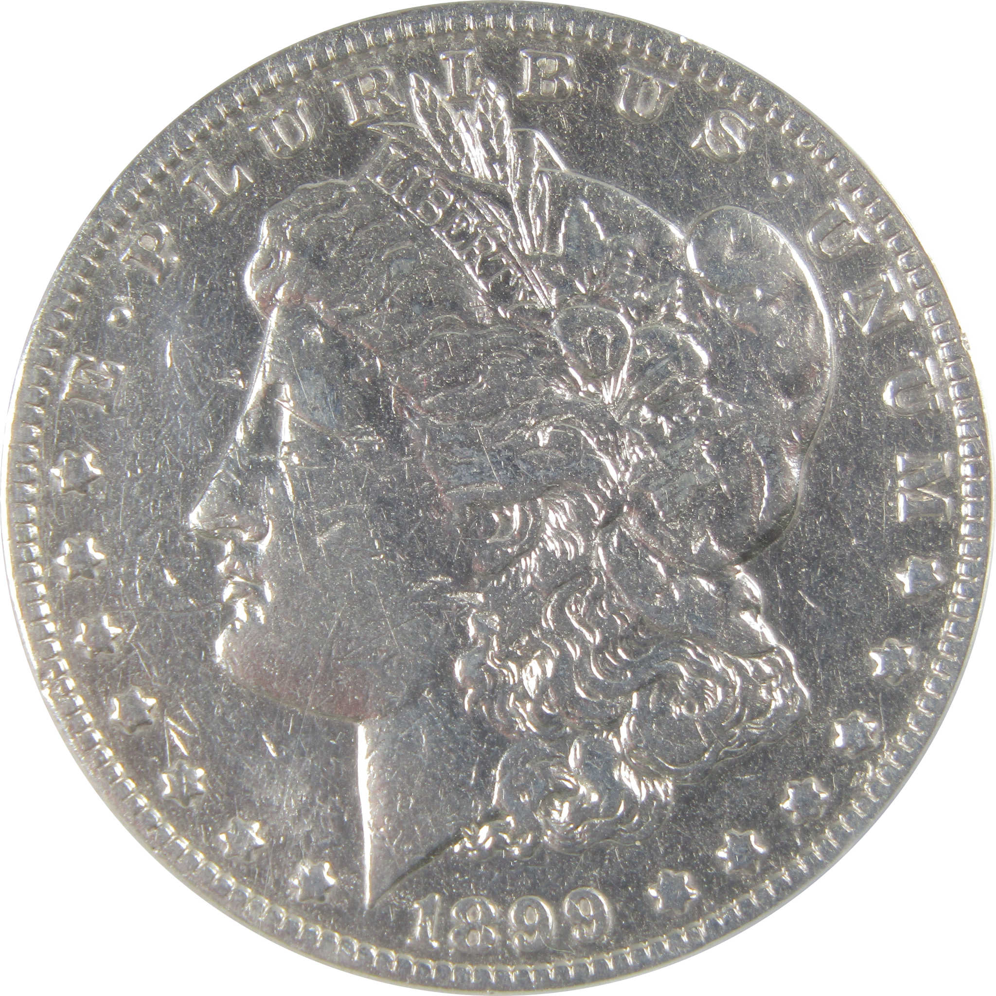 1899 Morgan Dollar VF 20 Details ANACS Silver $1 Coin SKU:CP146 - Morgan coin - Morgan silver dollar - Morgan silver dollar for sale - Profile Coins & Collectibles