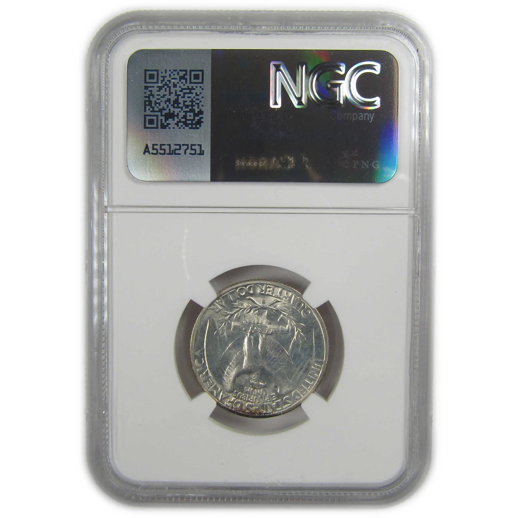 1943 S Washington Quarter MS 66 NGC Silver Bag Fragment SKU:I20494