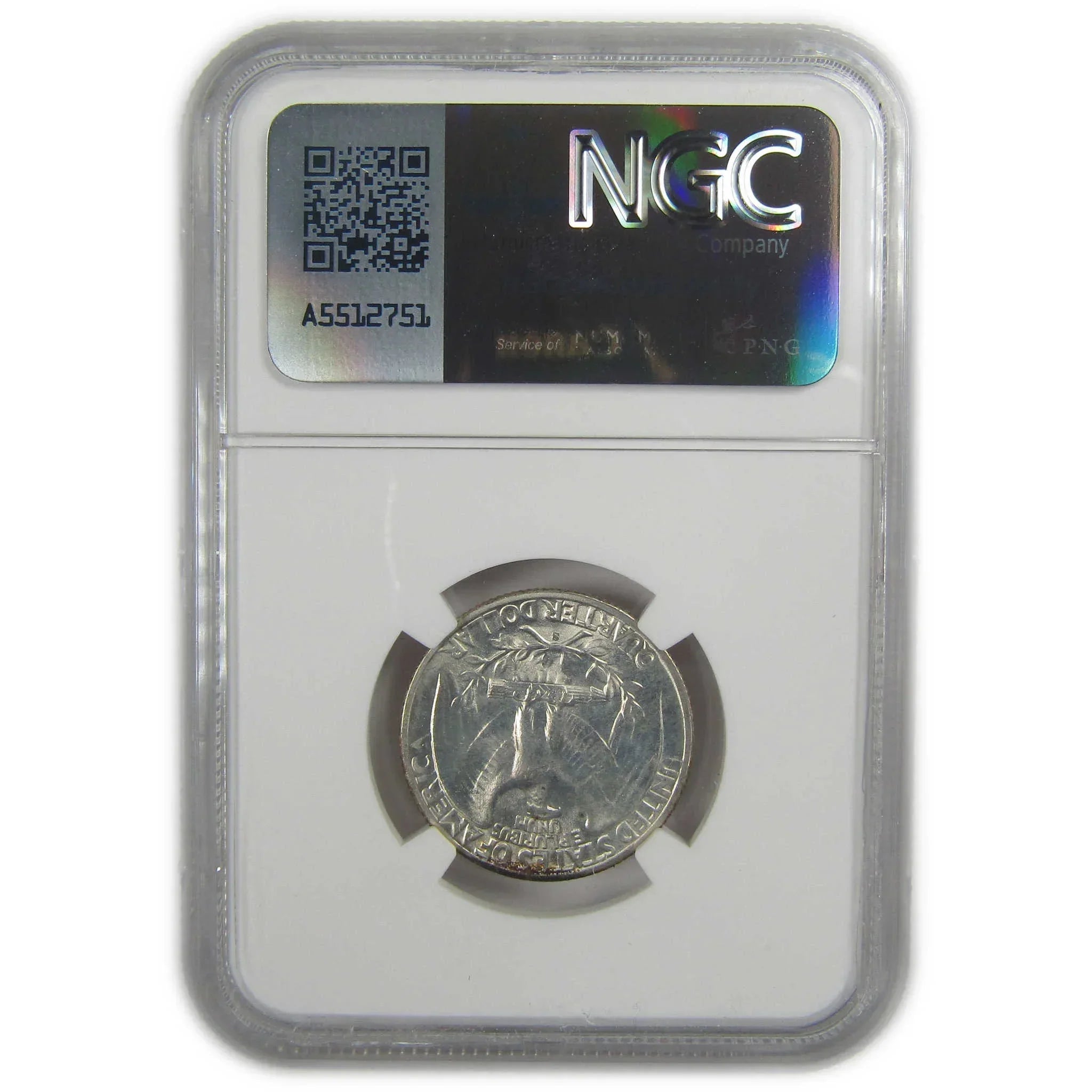 1943 S Washington Quarter MS 66 NGC Silver Bag Fragment SKU:I20494