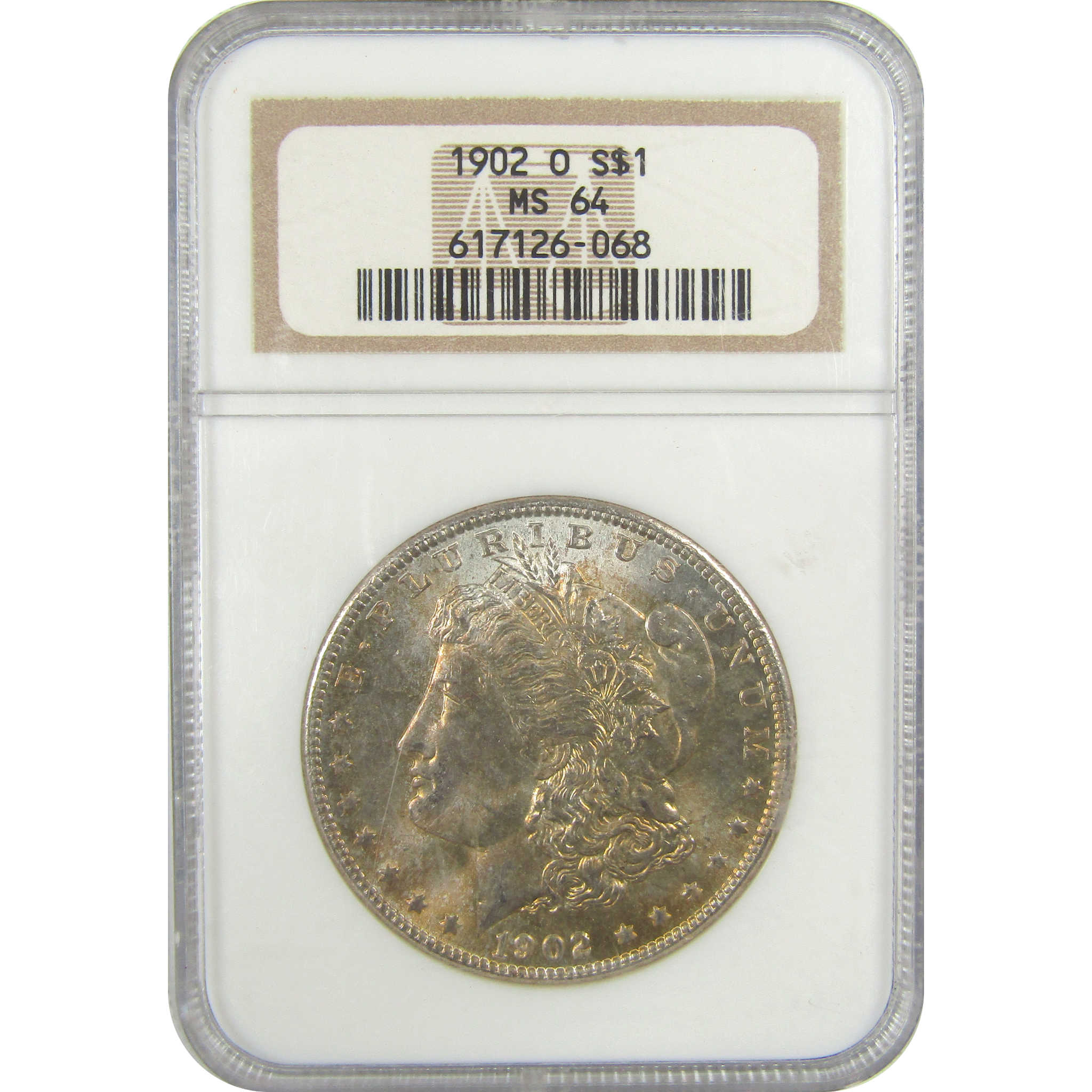 1902 O Morgan Dollar MS 64 NGC Silver Uncirculated Toned SKU:I19577